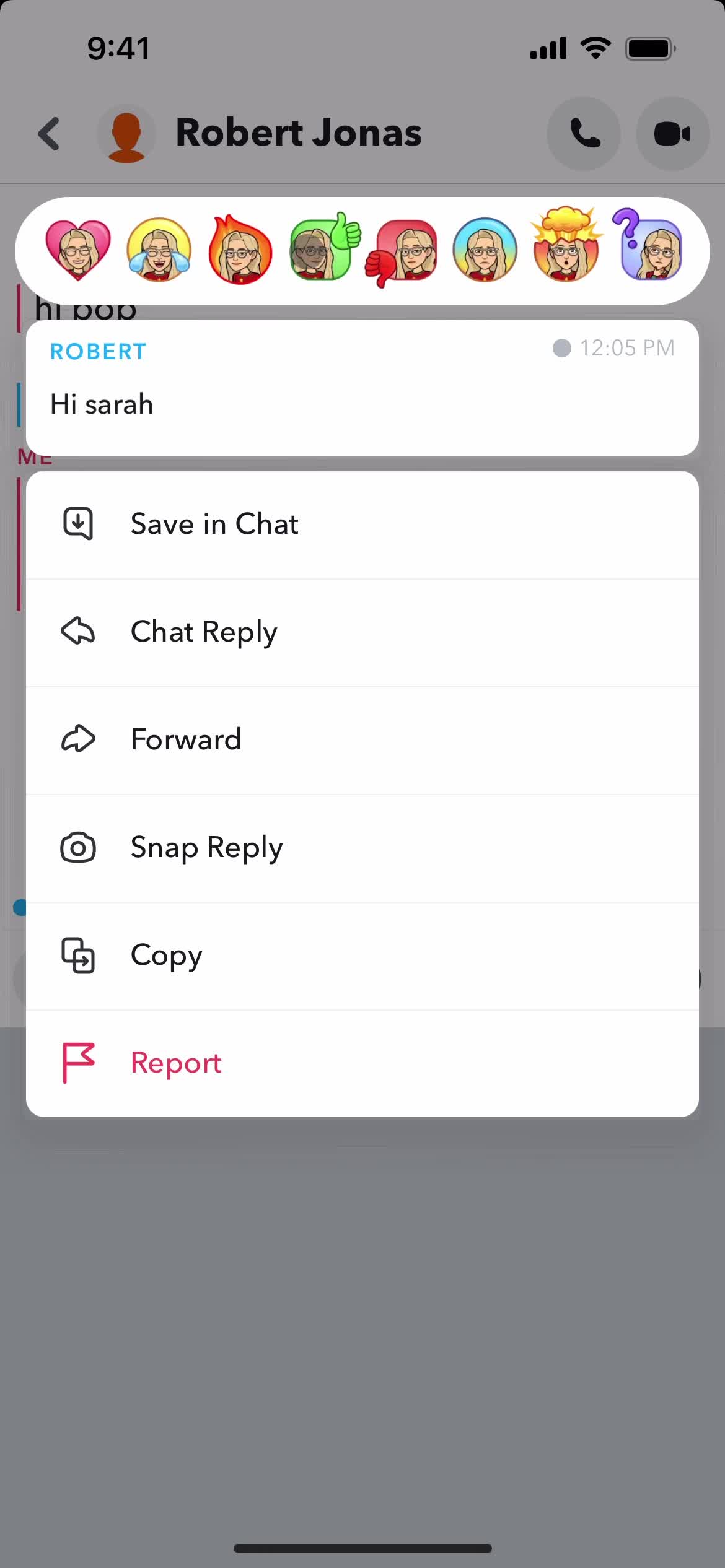 Chat screenshot