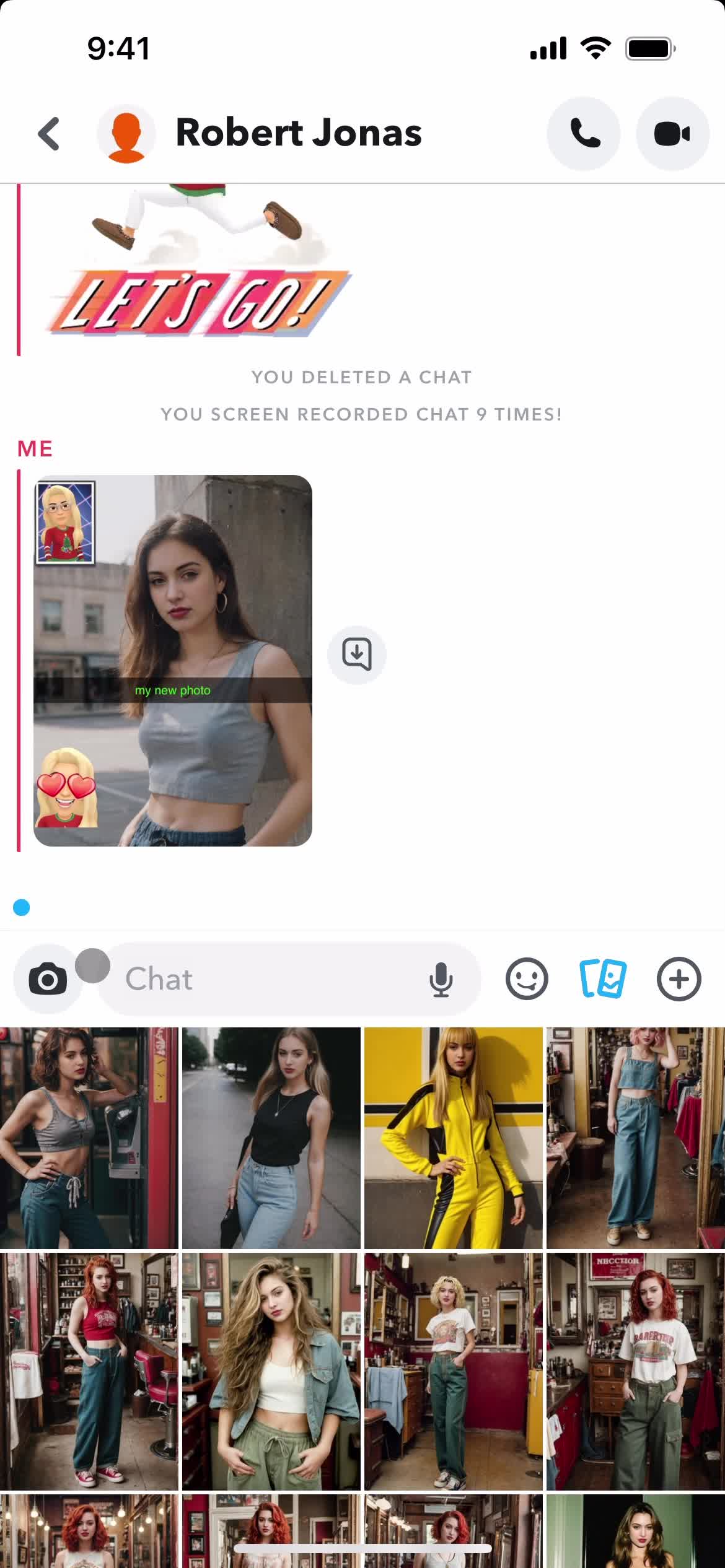 Chat screenshot