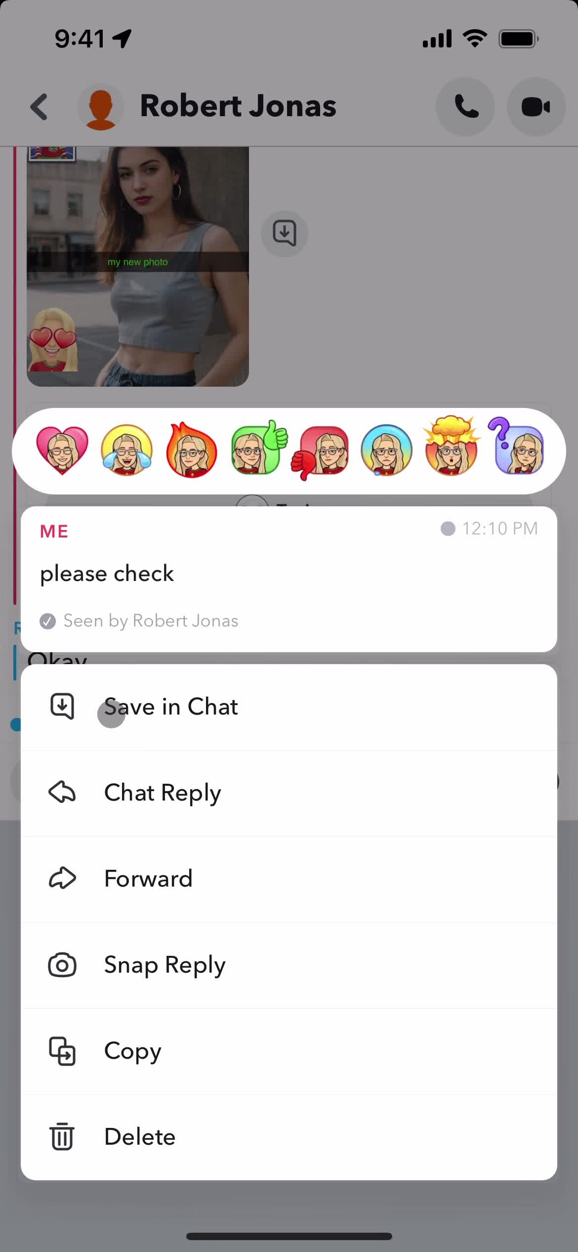 Chat screenshot