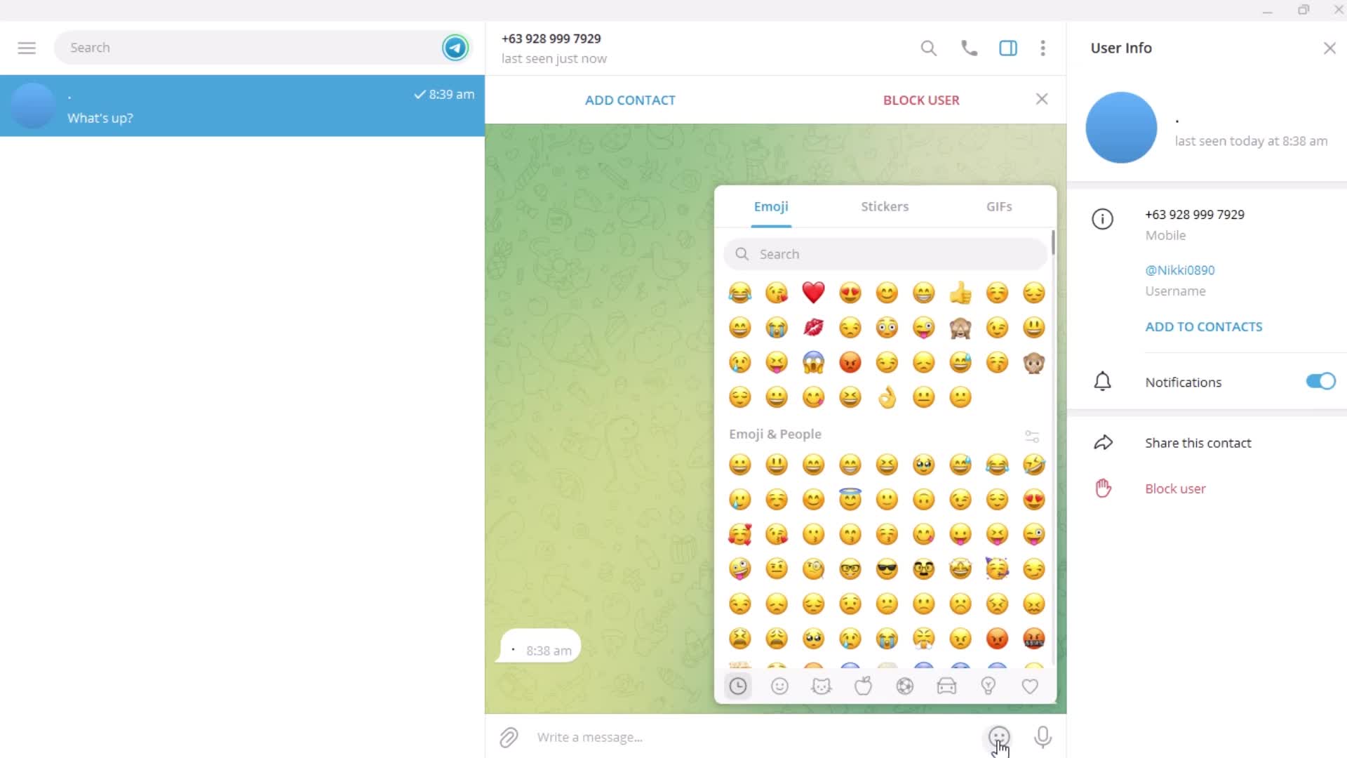 Chatting on Telegram video thumbnail