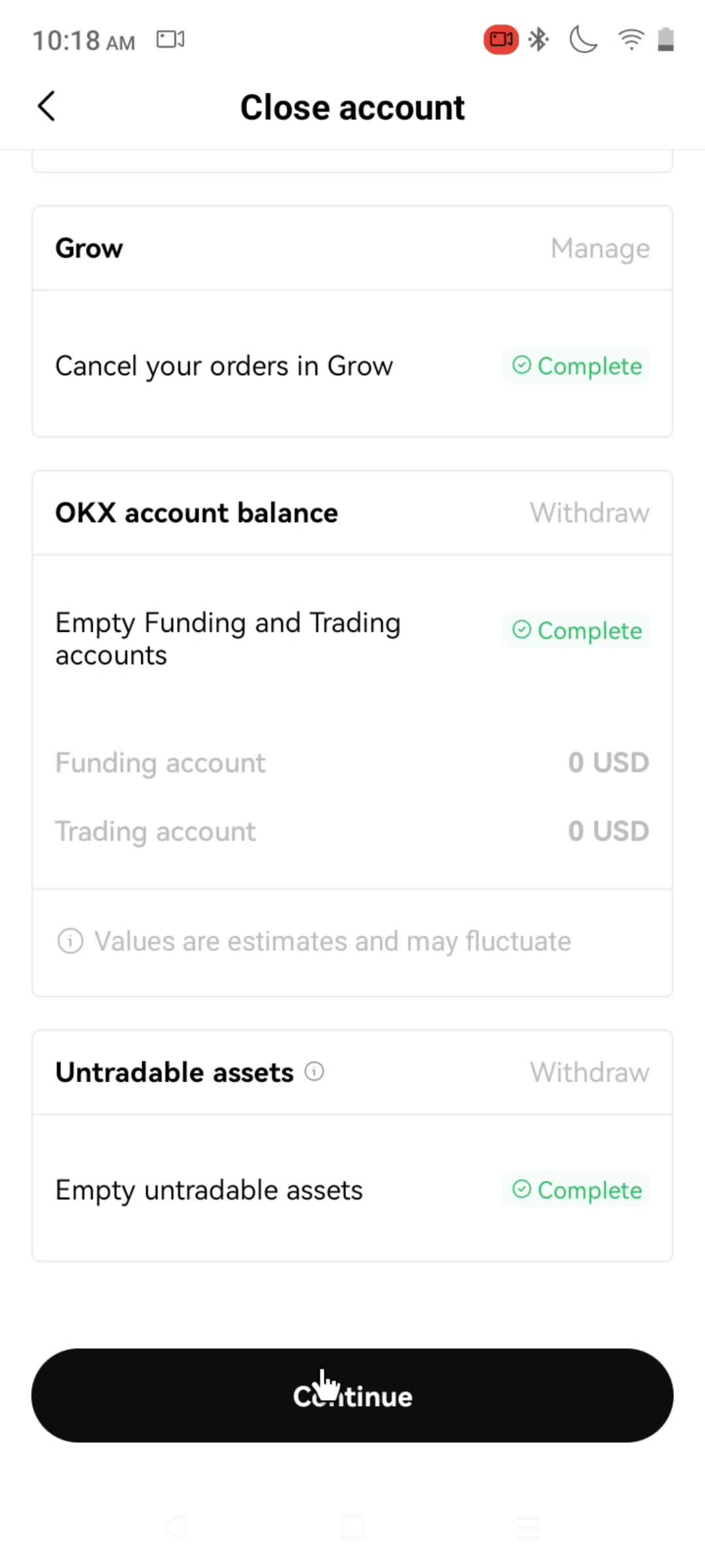 Closing your account on OKX video thumbnail