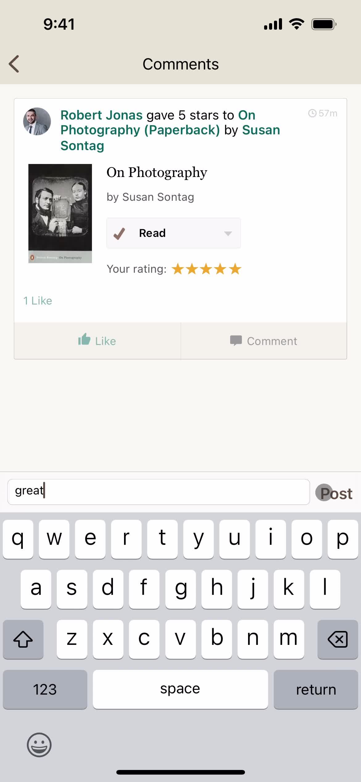 Commenting on Goodreads video thumbnail