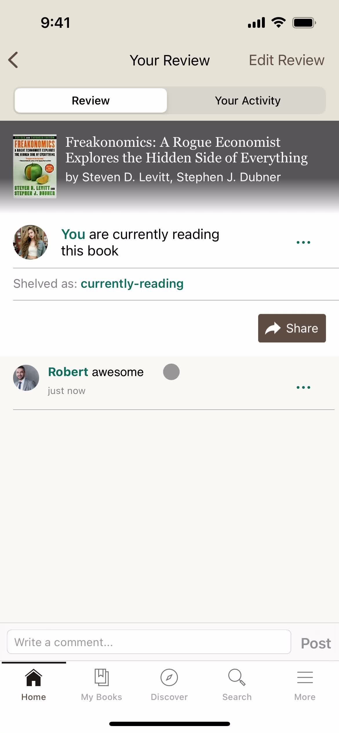 Commenting on Goodreads video thumbnail