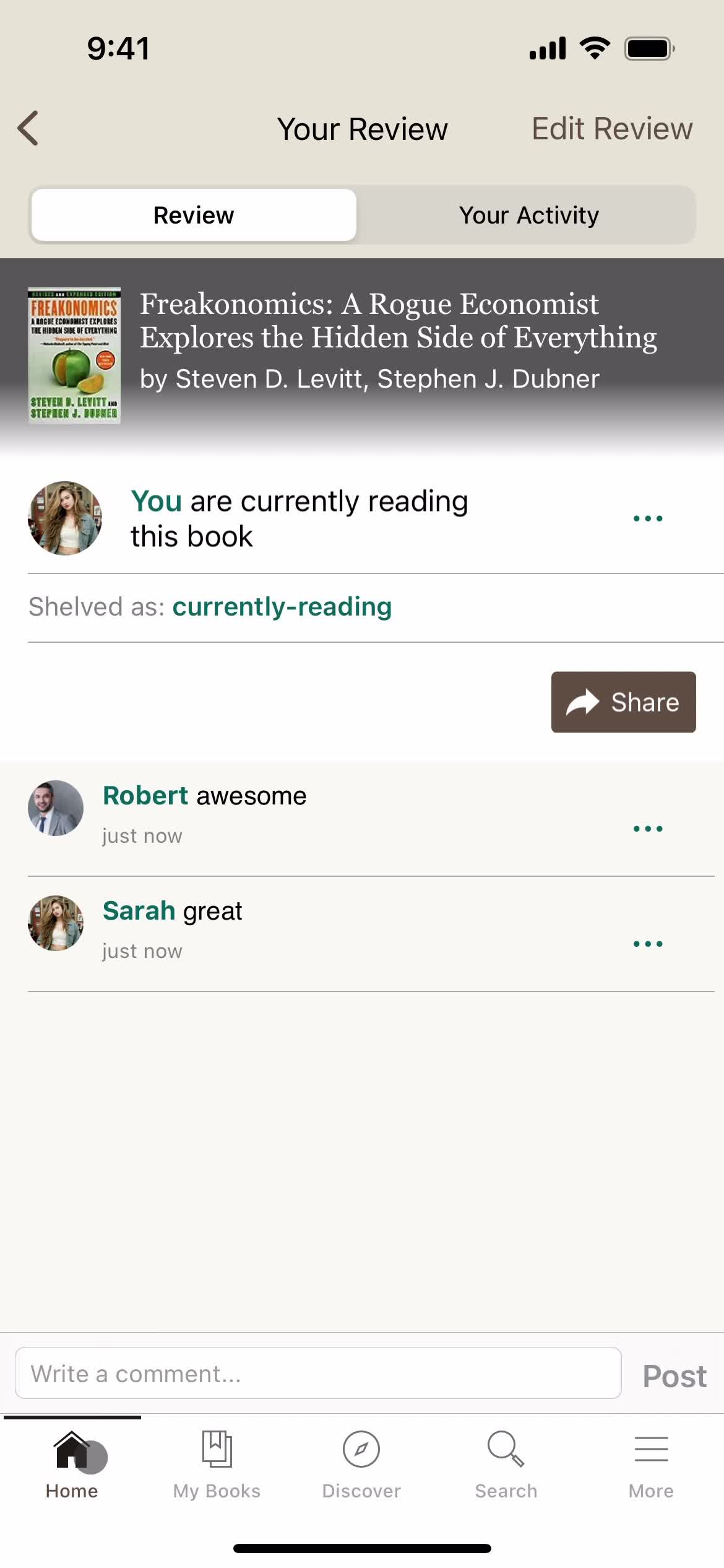 Commenting on Goodreads video thumbnail