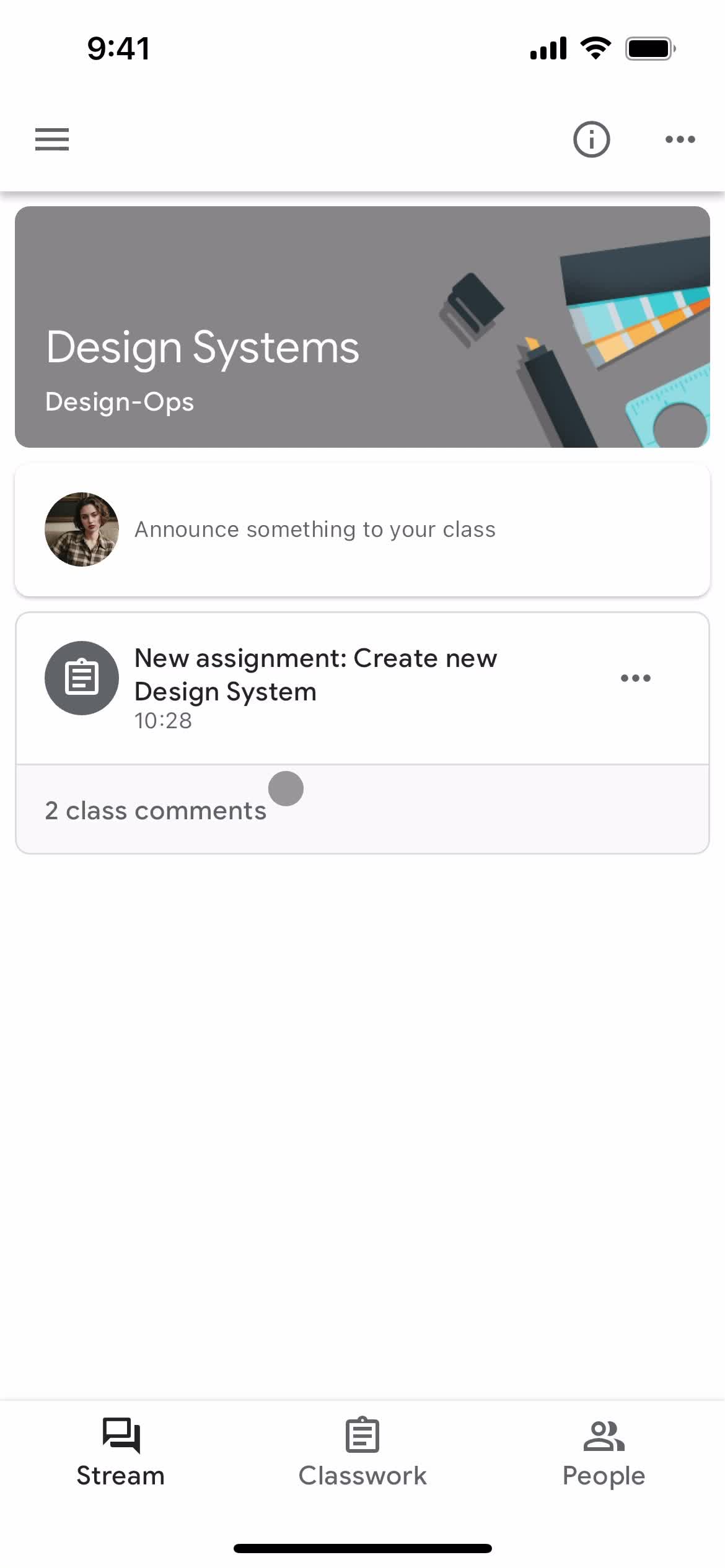 Commenting screenshot