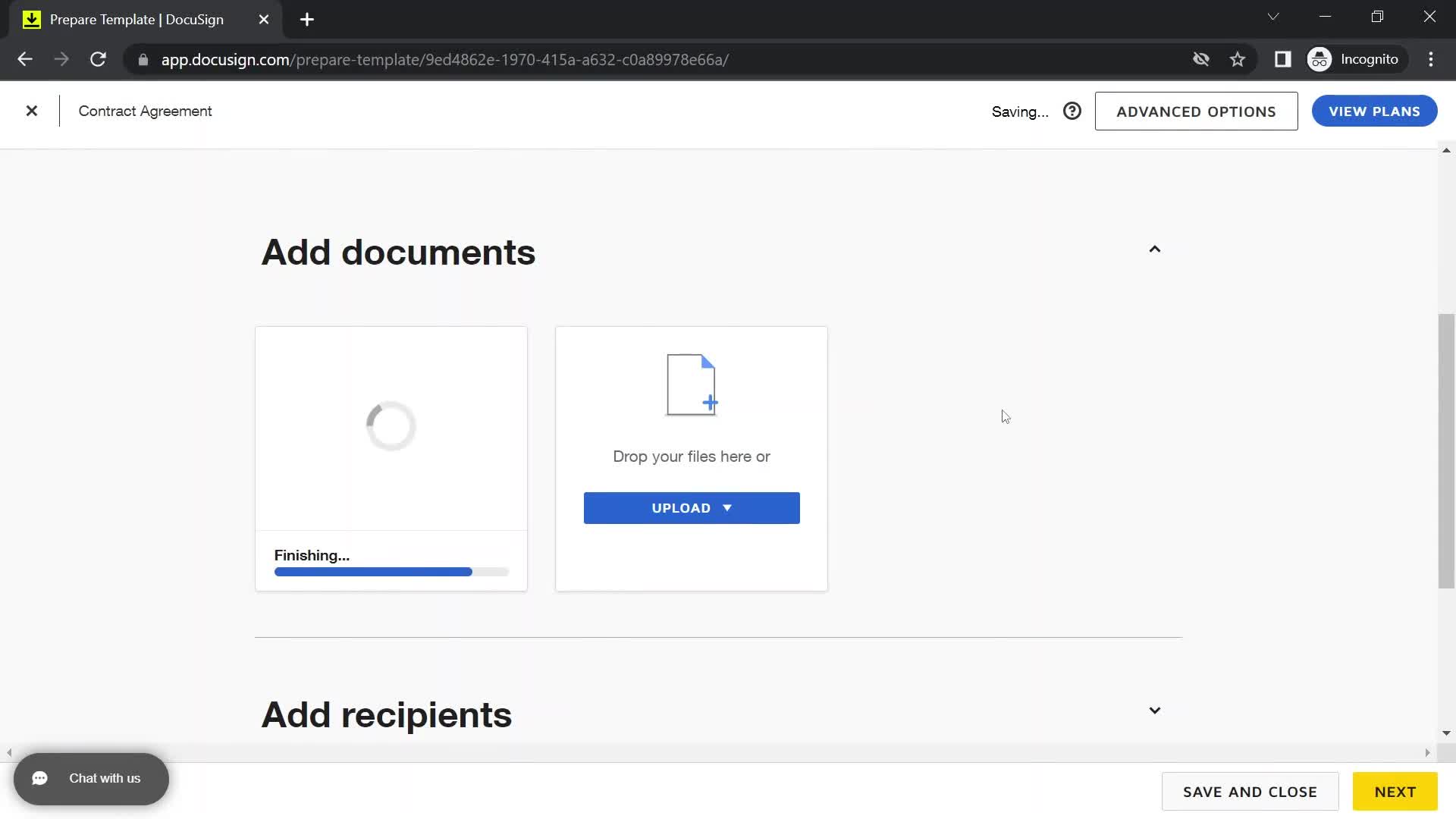 Creating a template on DocuSign video thumbnail