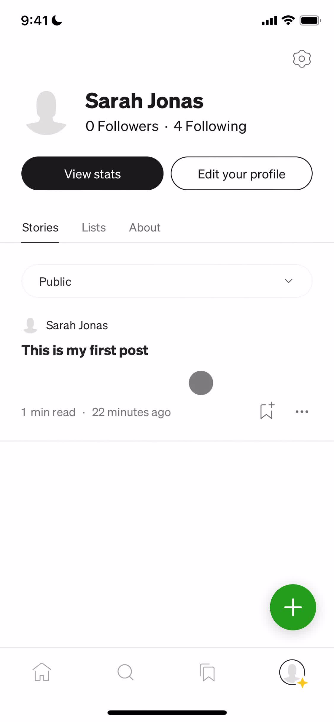 Creating a post screenshot