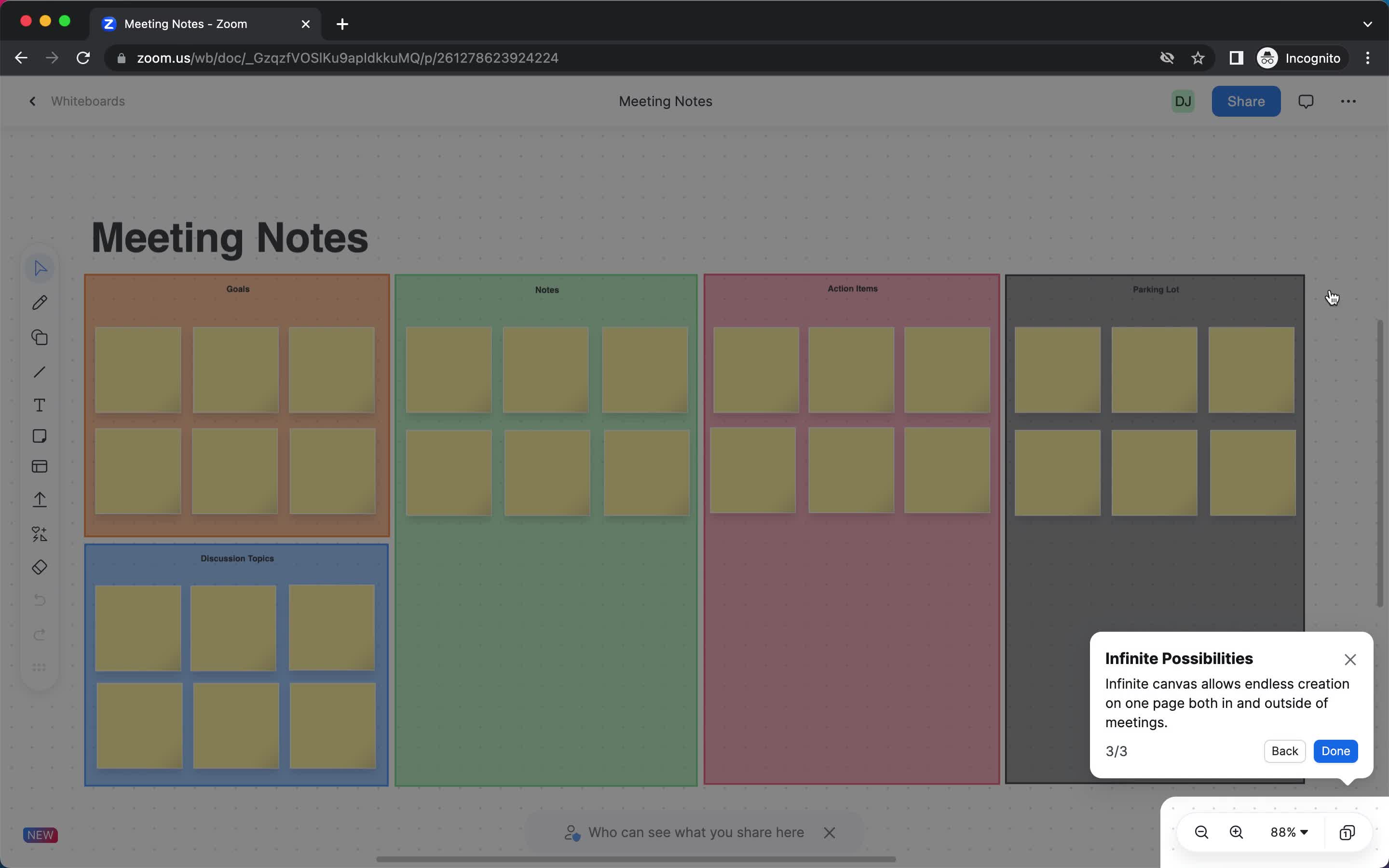 Whiteboards screenshot