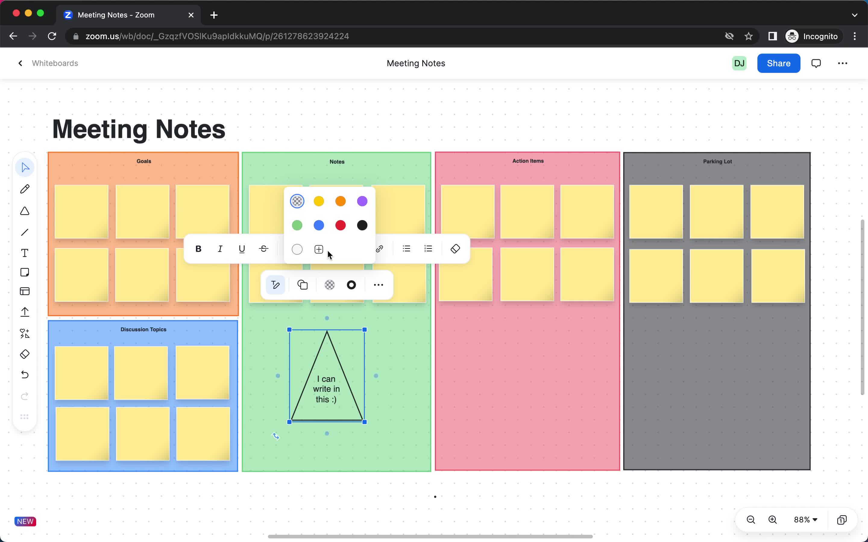 Whiteboards screenshot