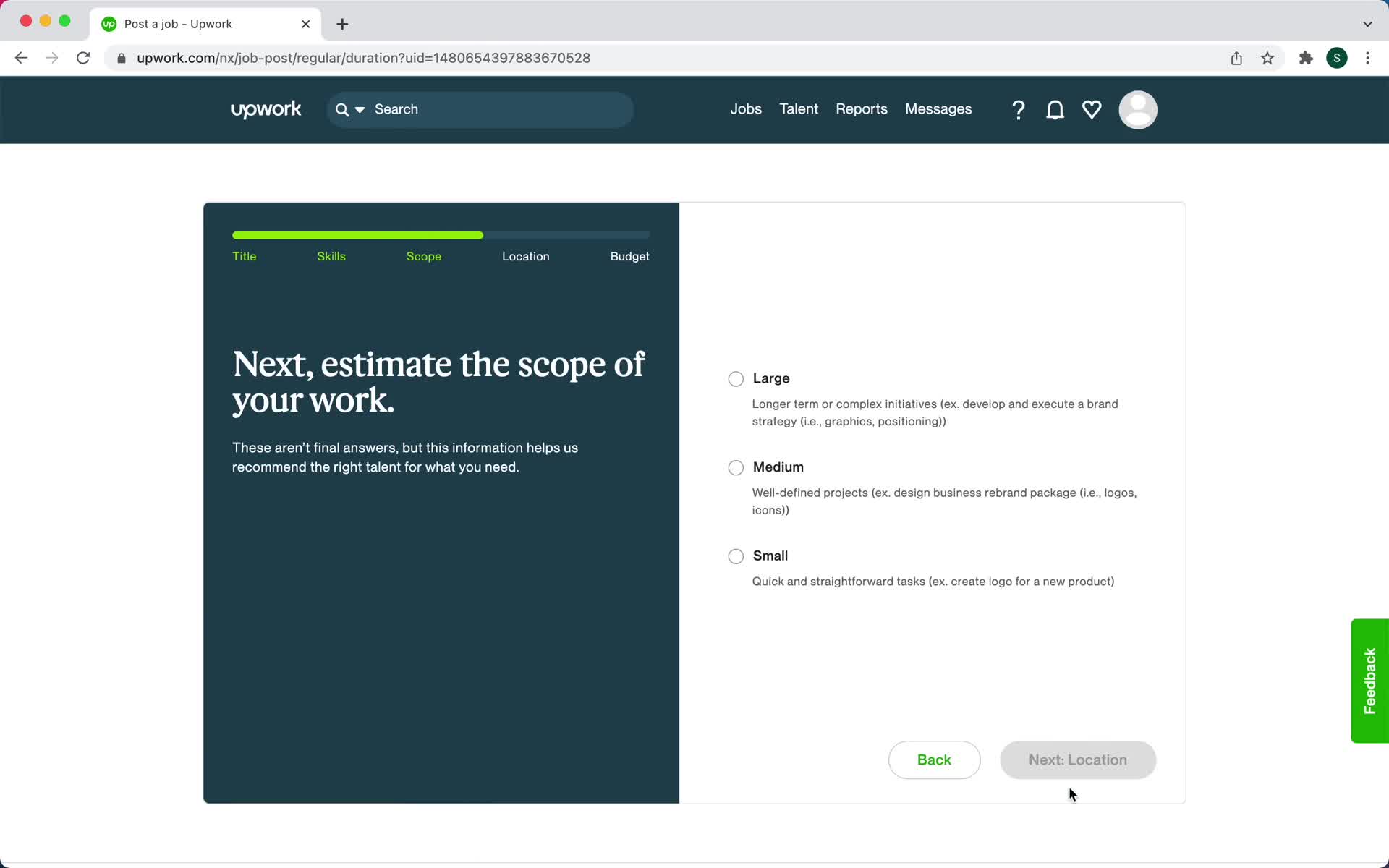 Creating a job post on Upwork video thumbnail