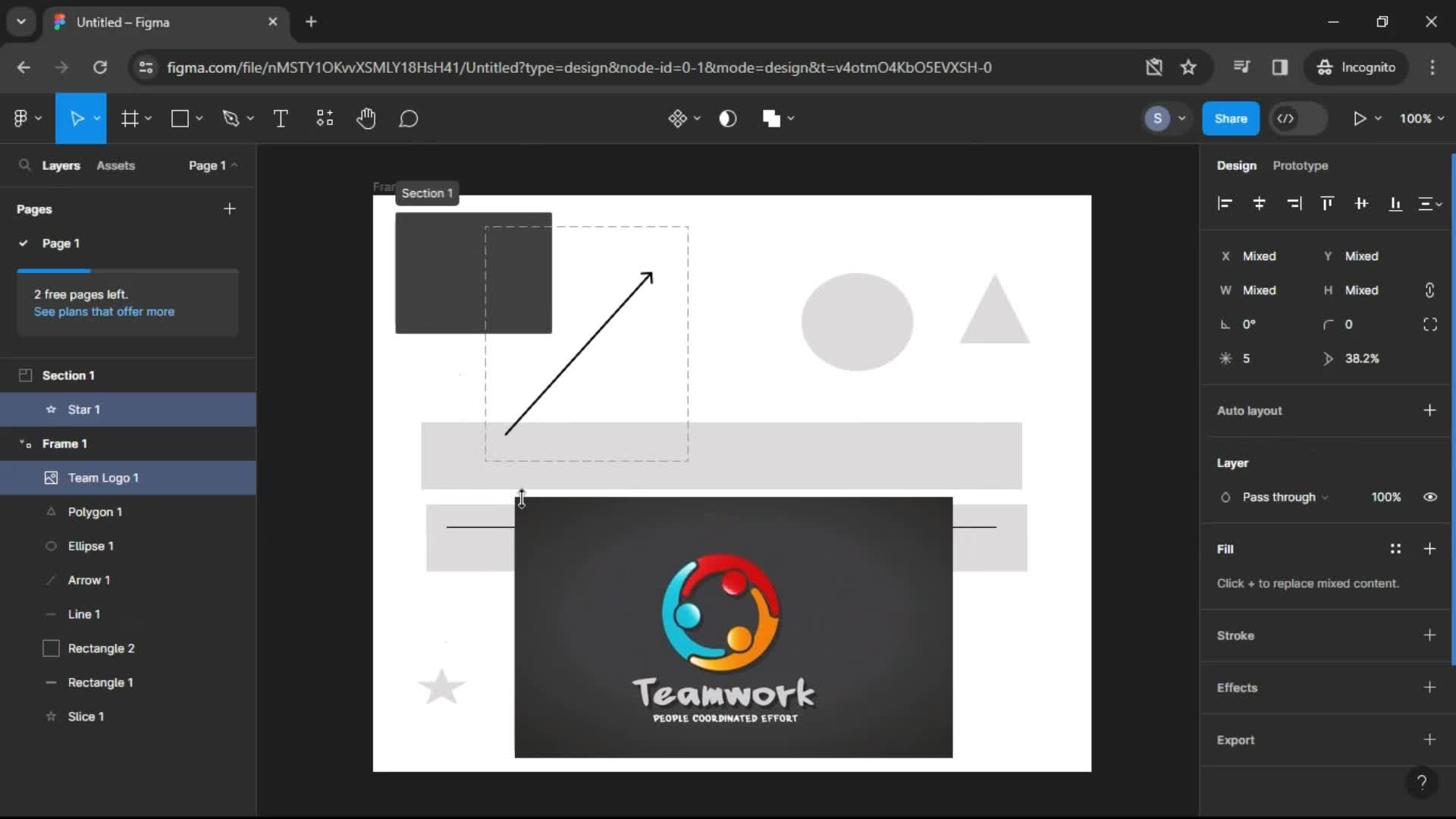 Creating a design on Figma video thumbnail