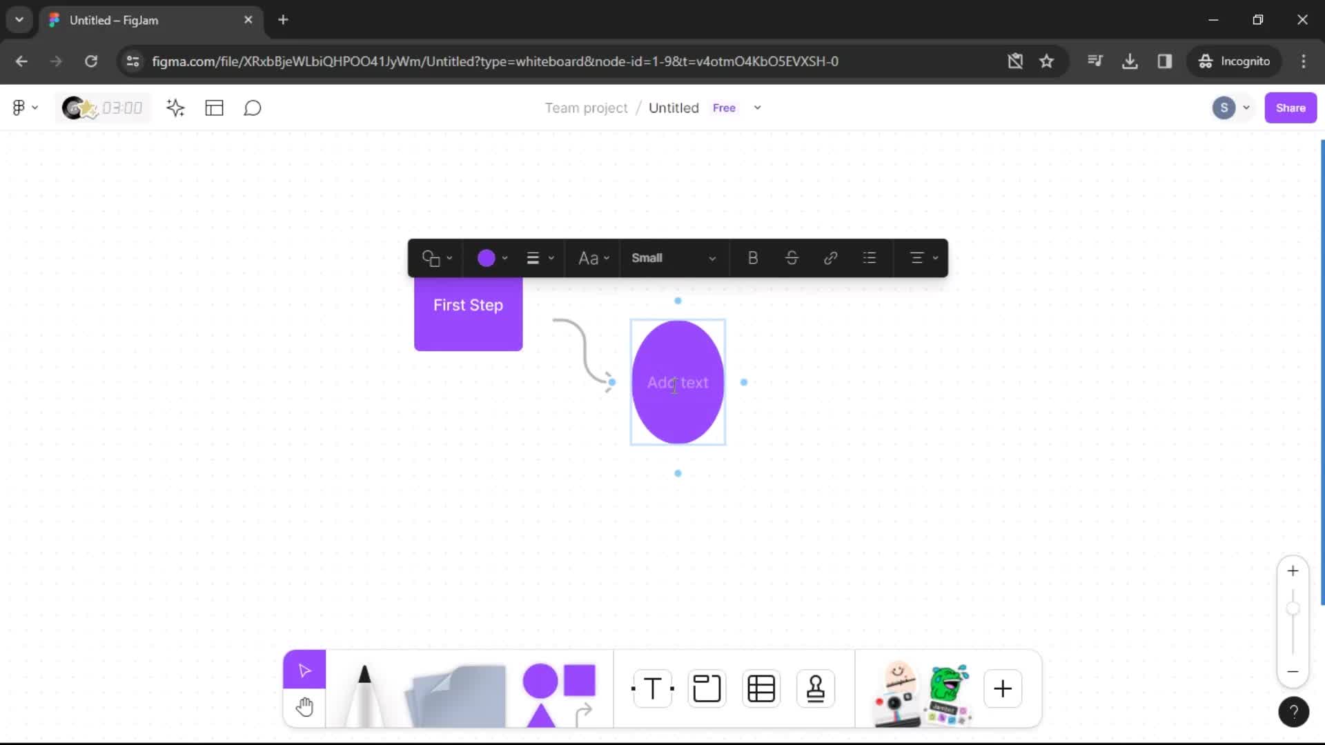 Creating a flowchart screenshot