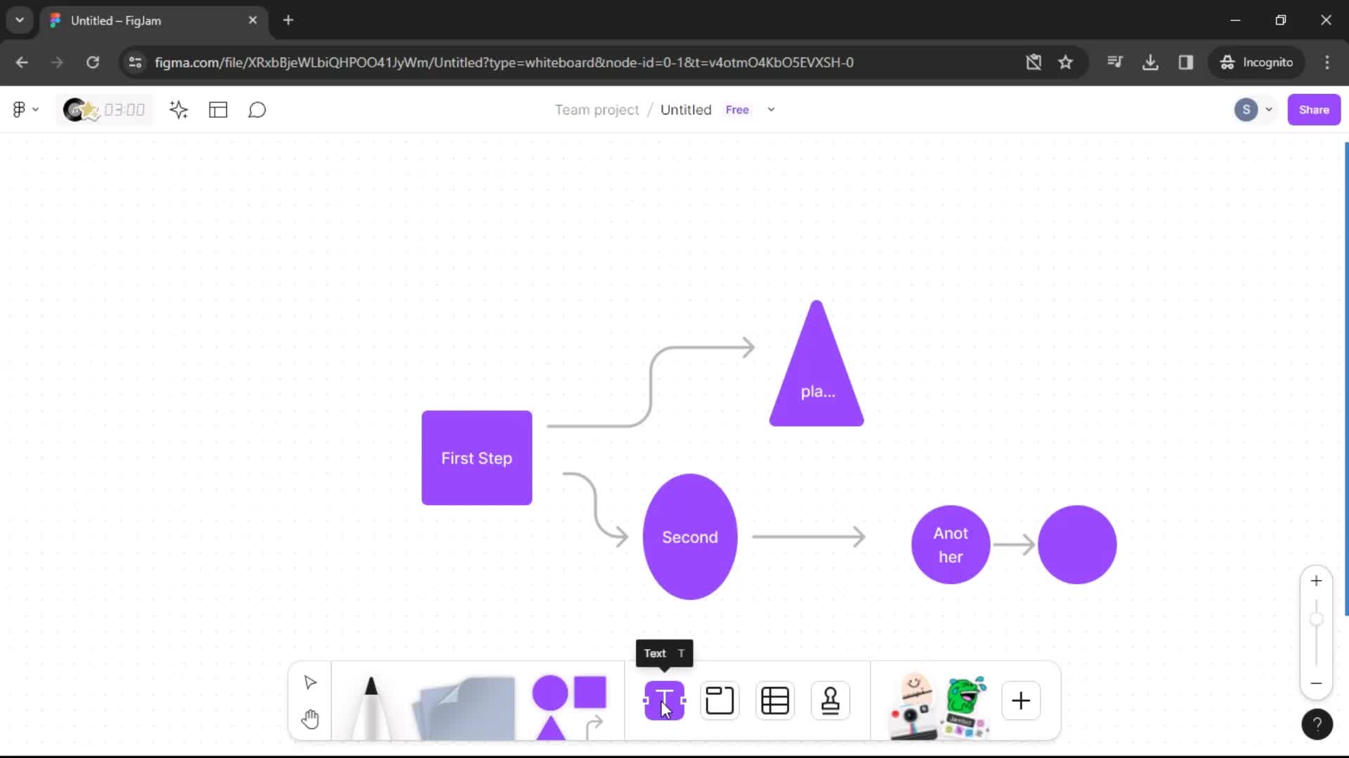 Creating a flowchart screenshot