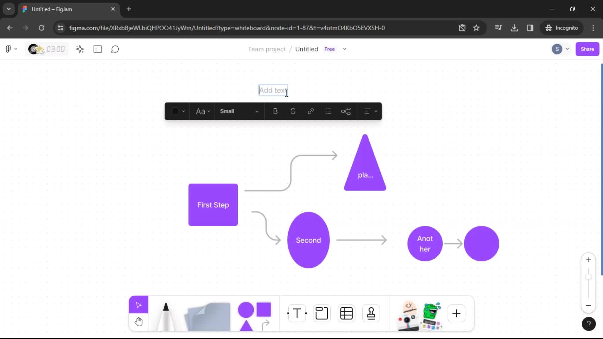 Creating a flowchart screenshot