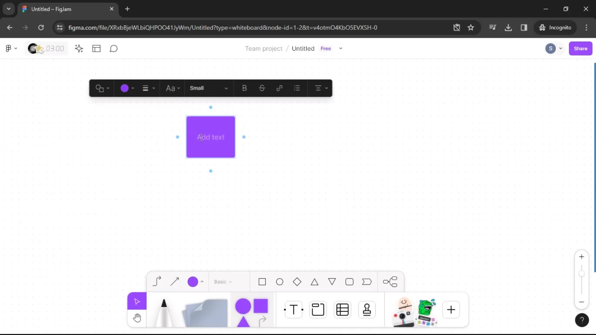 Creating a flowchart screenshot