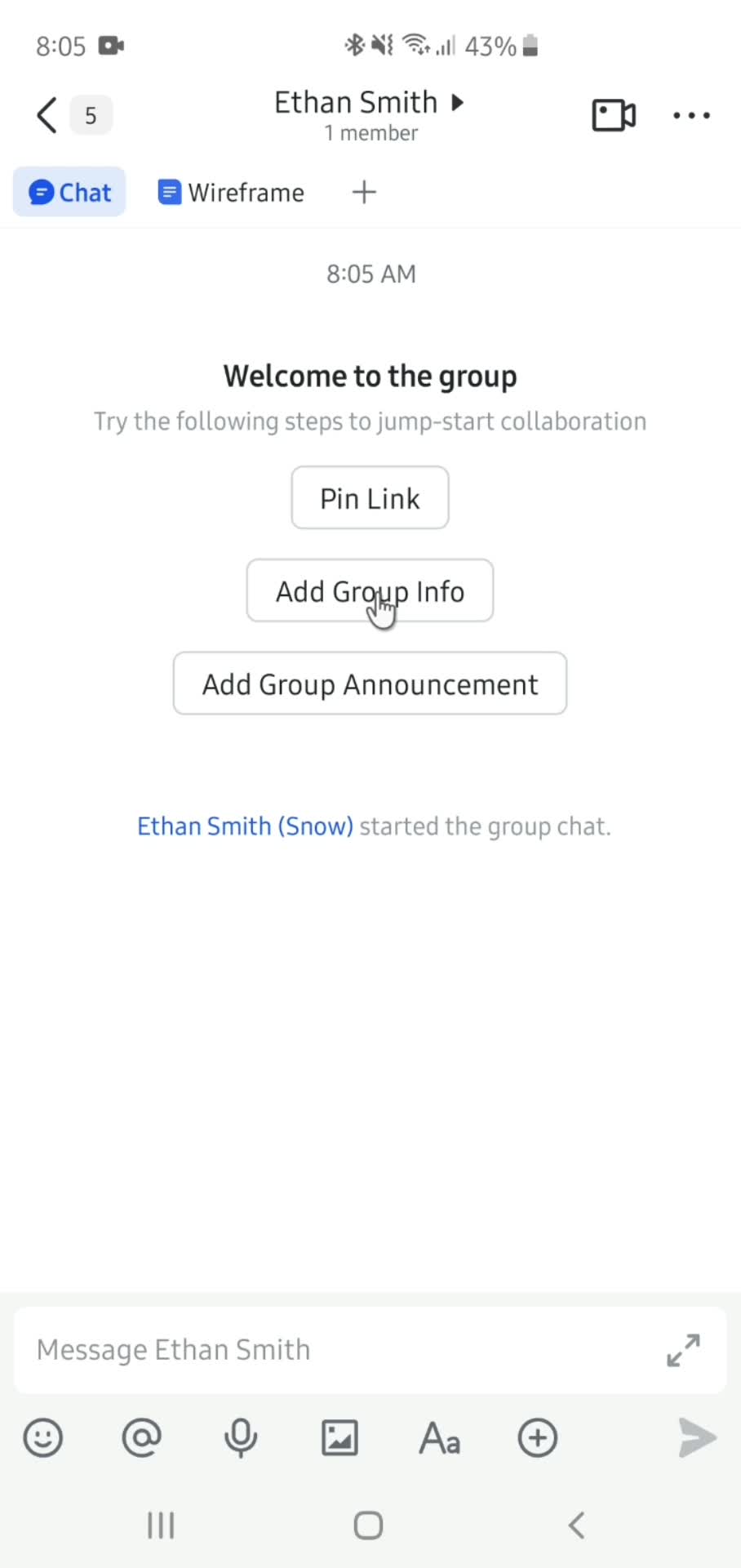 Creating a group screenshot