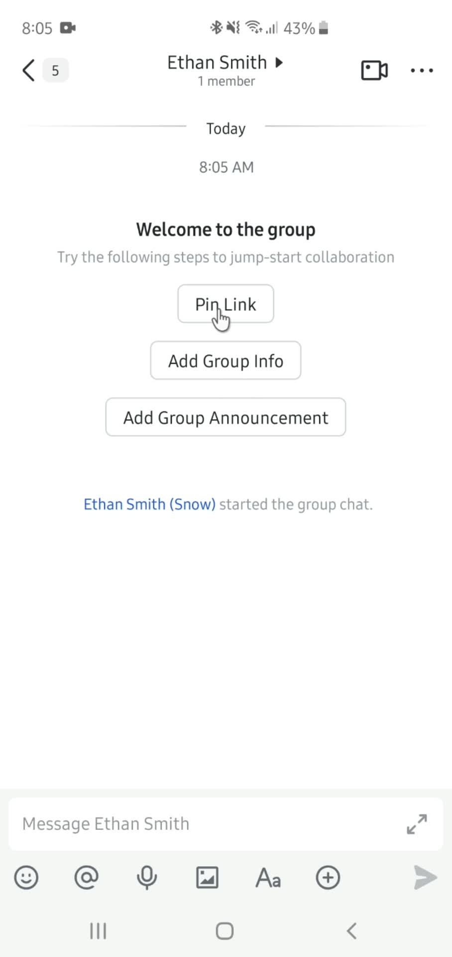 Creating a group screenshot