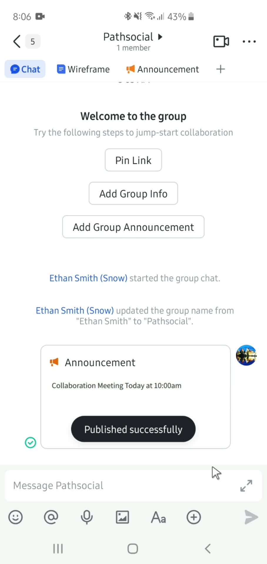 Creating a group screenshot