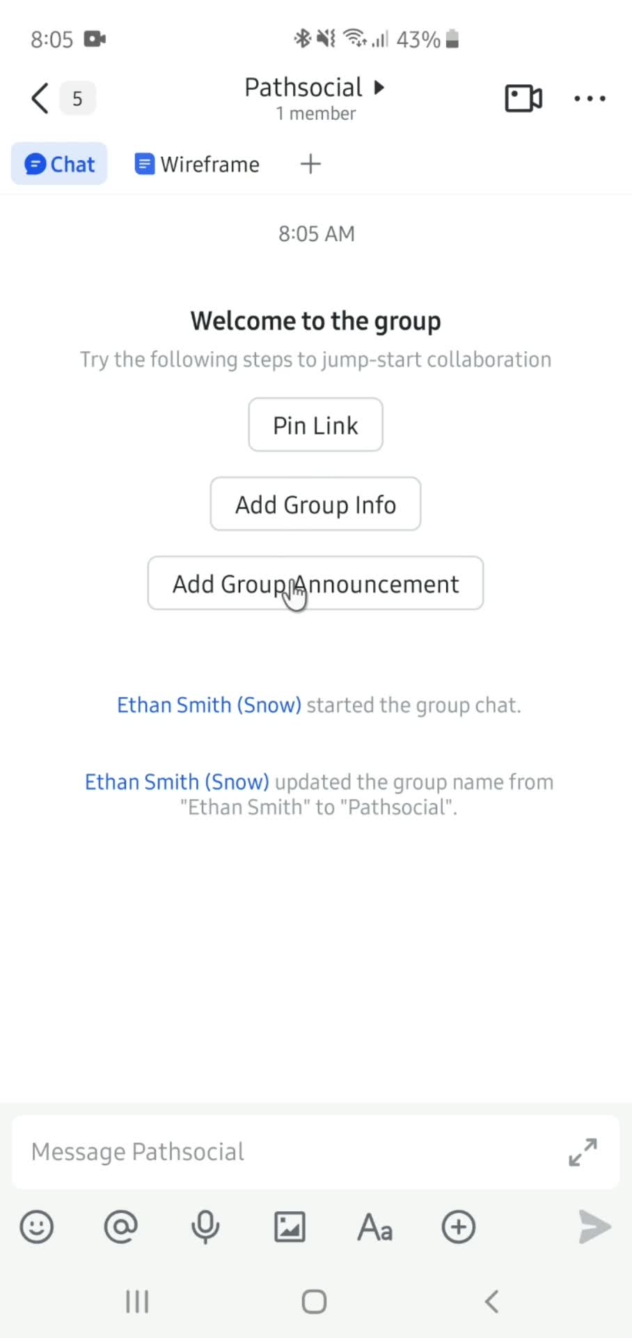 Creating a group screenshot