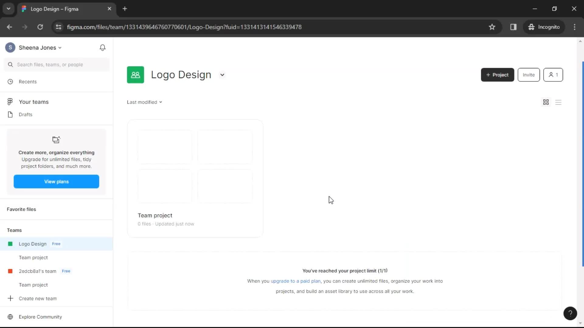 Creating a team on Figma video thumbnail