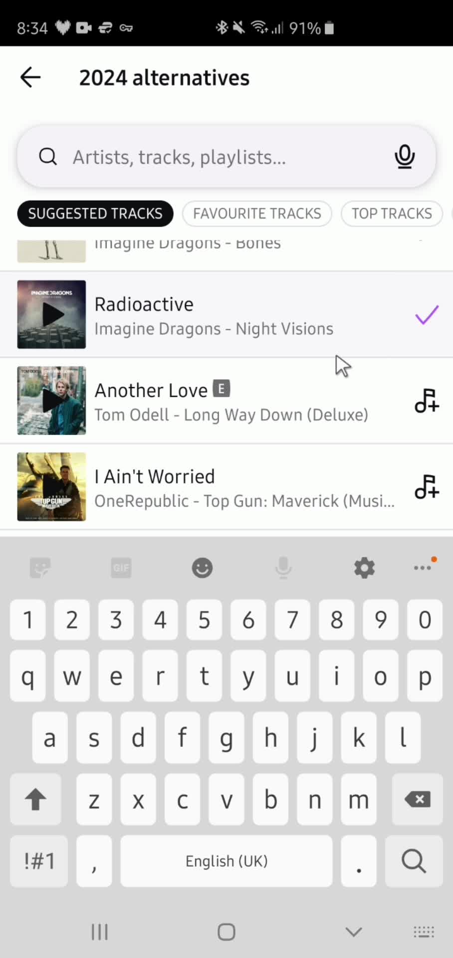 Creating a playlist on Deezer video thumbnail