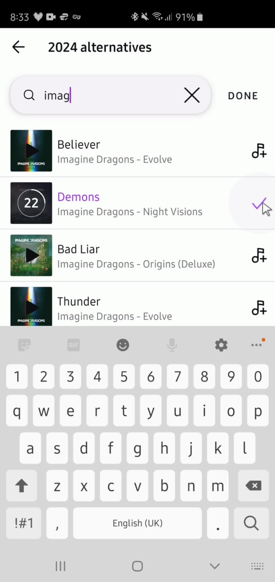 Creating a playlist on Deezer video thumbnail