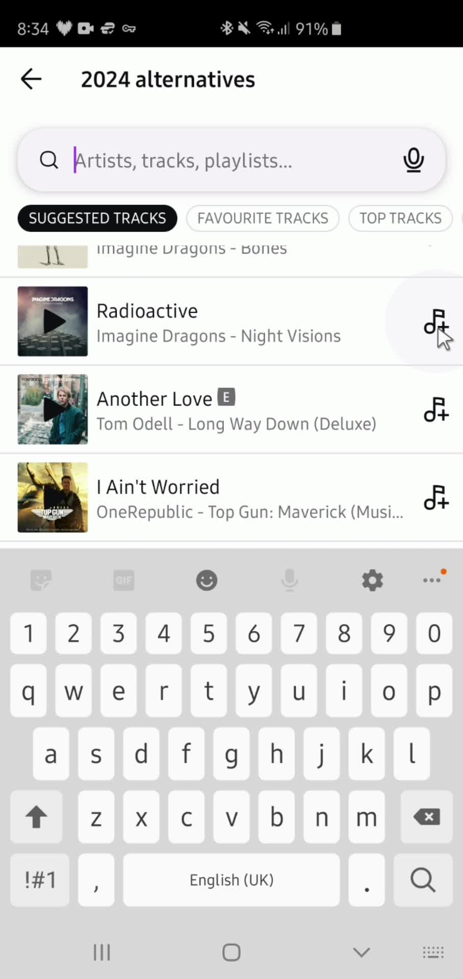 Creating a playlist on Deezer video thumbnail