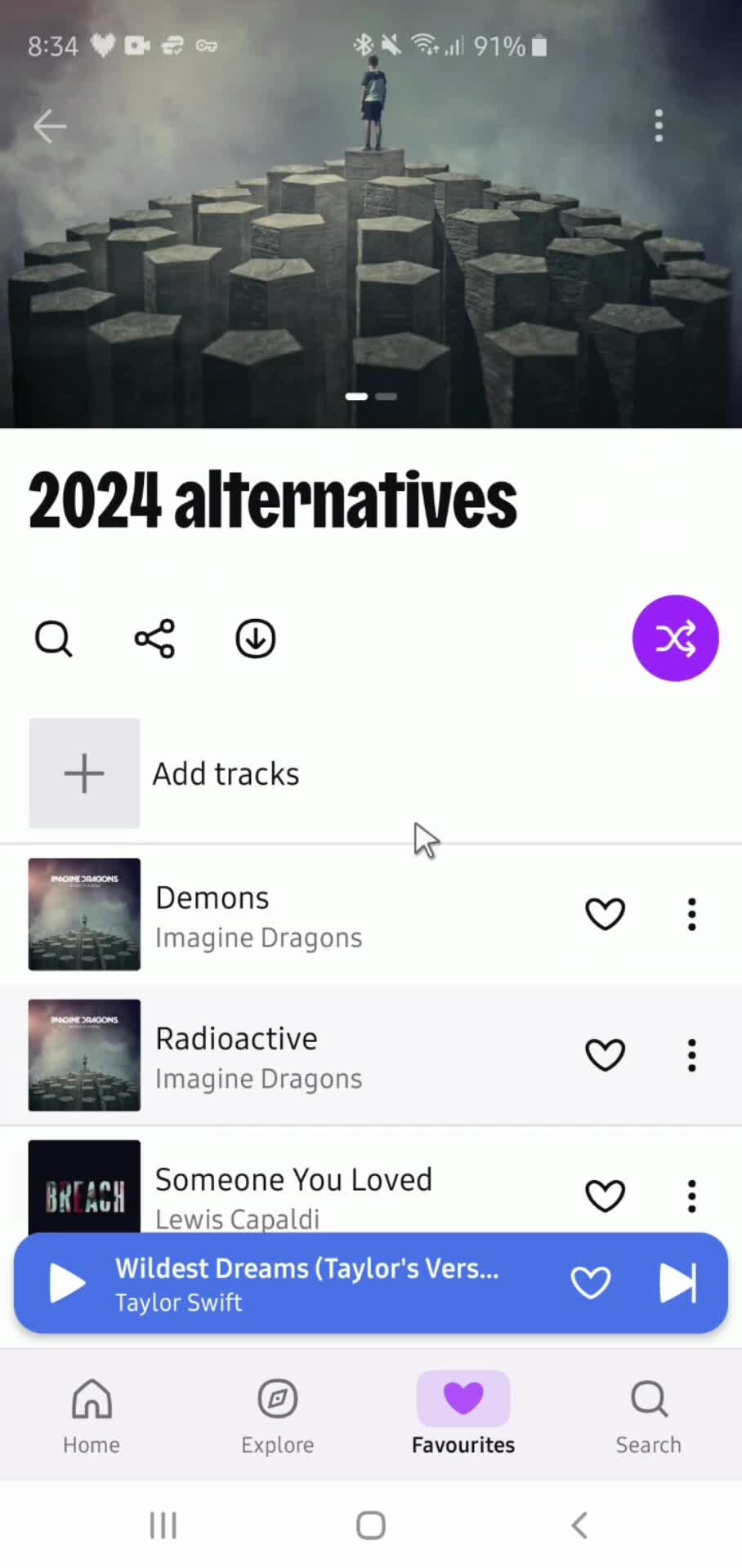 Creating a playlist on Deezer video thumbnail