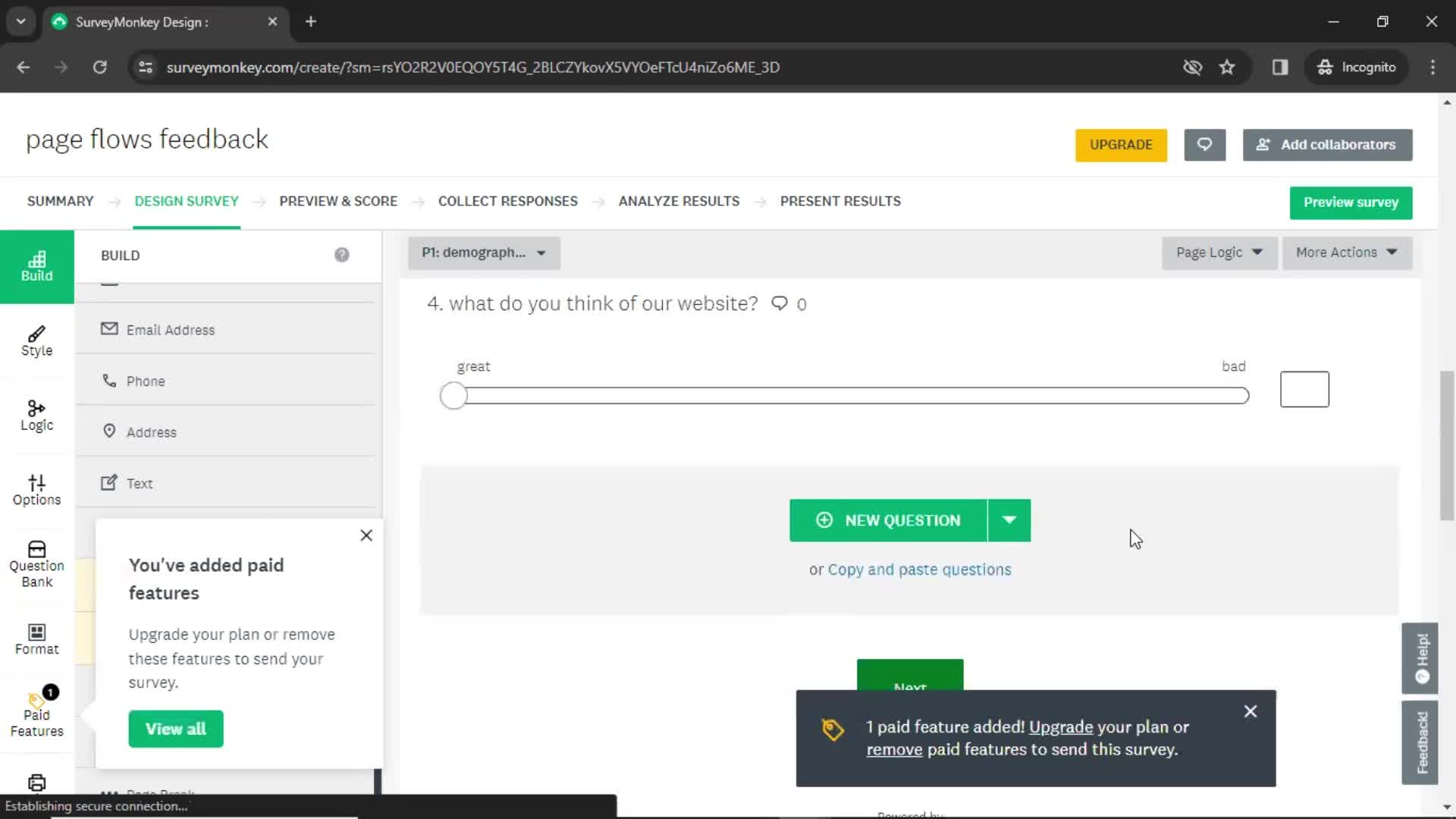 Creating a form on SurveyMonkey video thumbnail