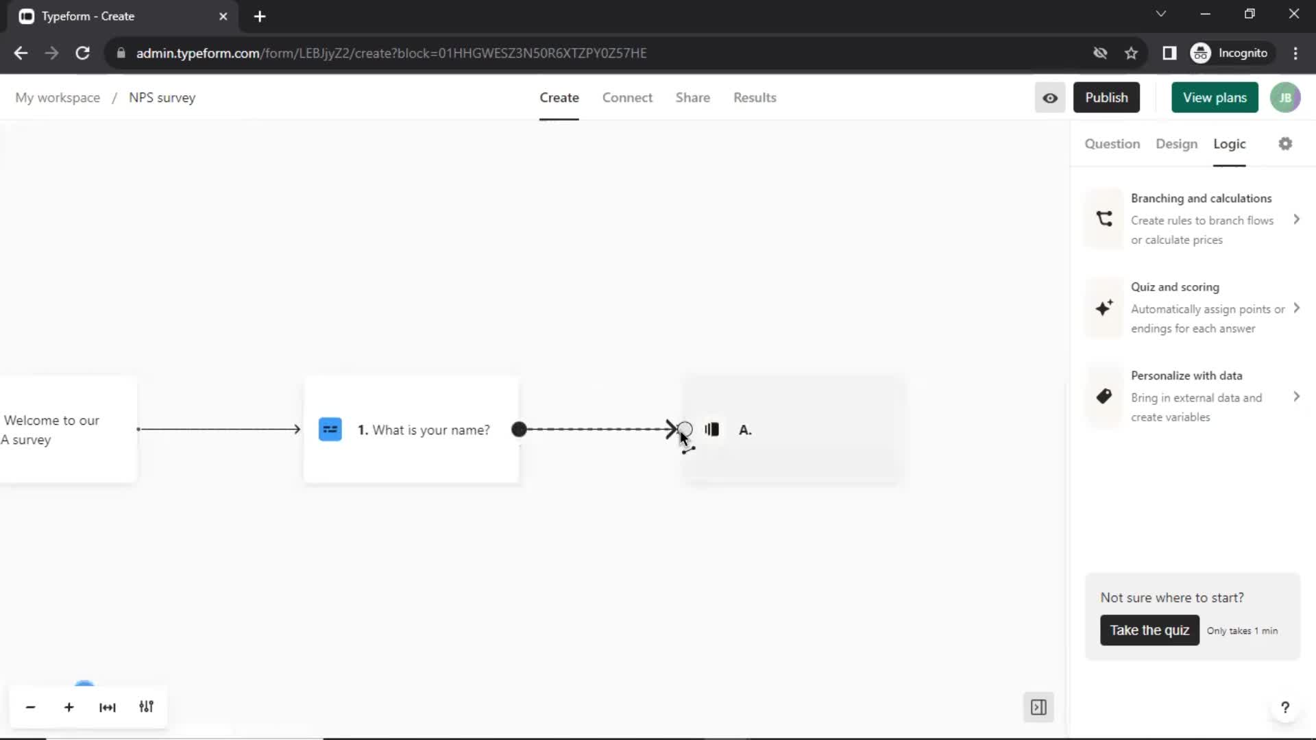 Creating a form screenshot
