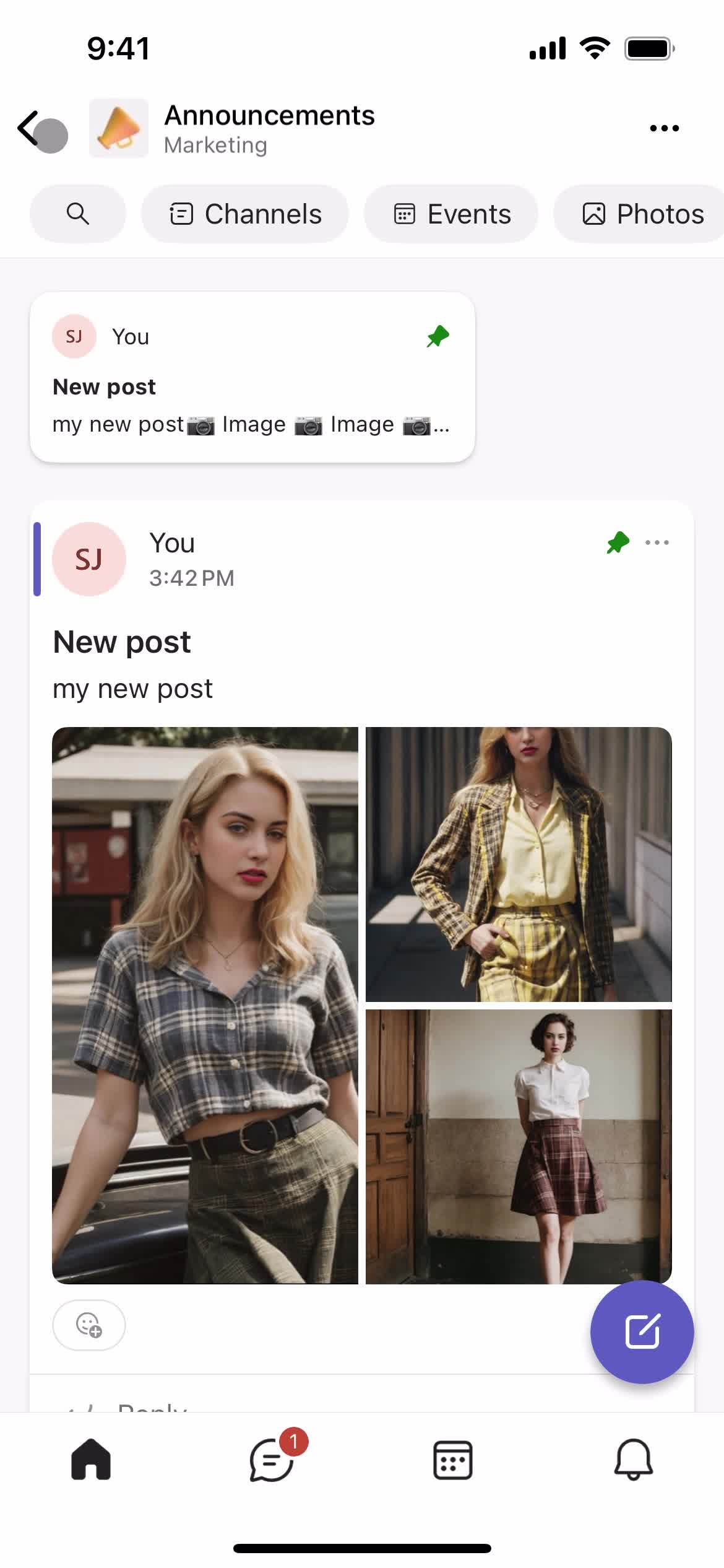 Creating a post screenshot