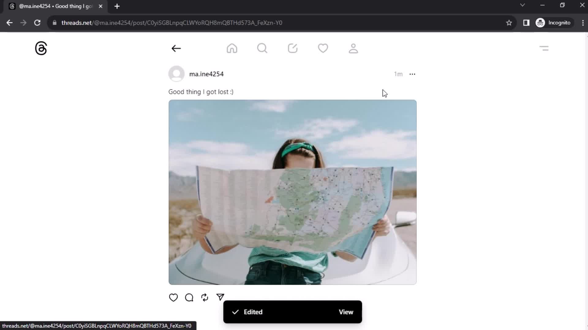 Creating a post screenshot