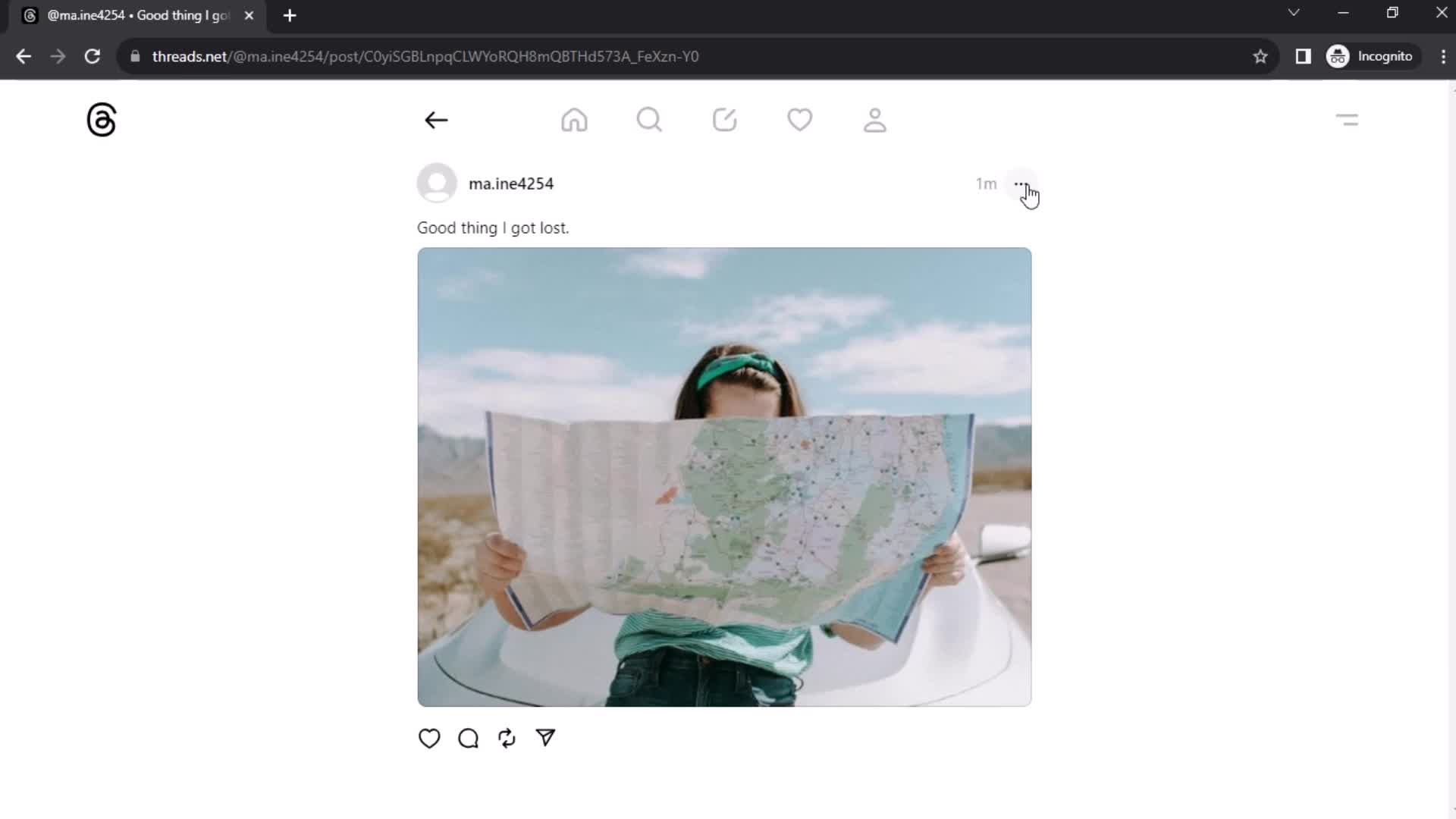 Creating a post screenshot