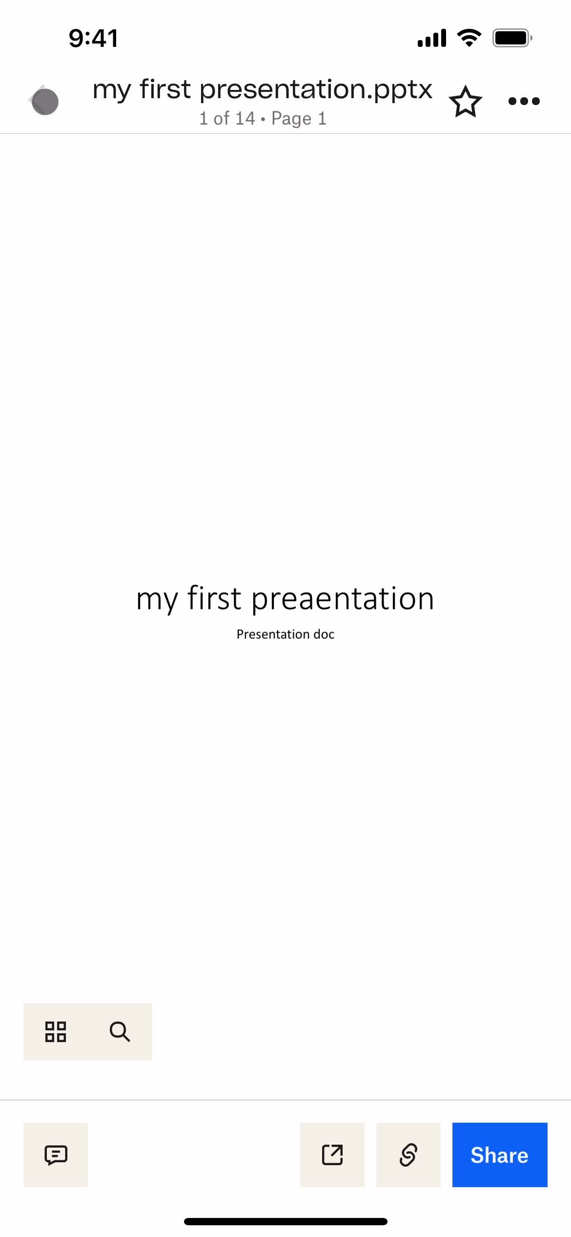 Creating a presentation screenshot