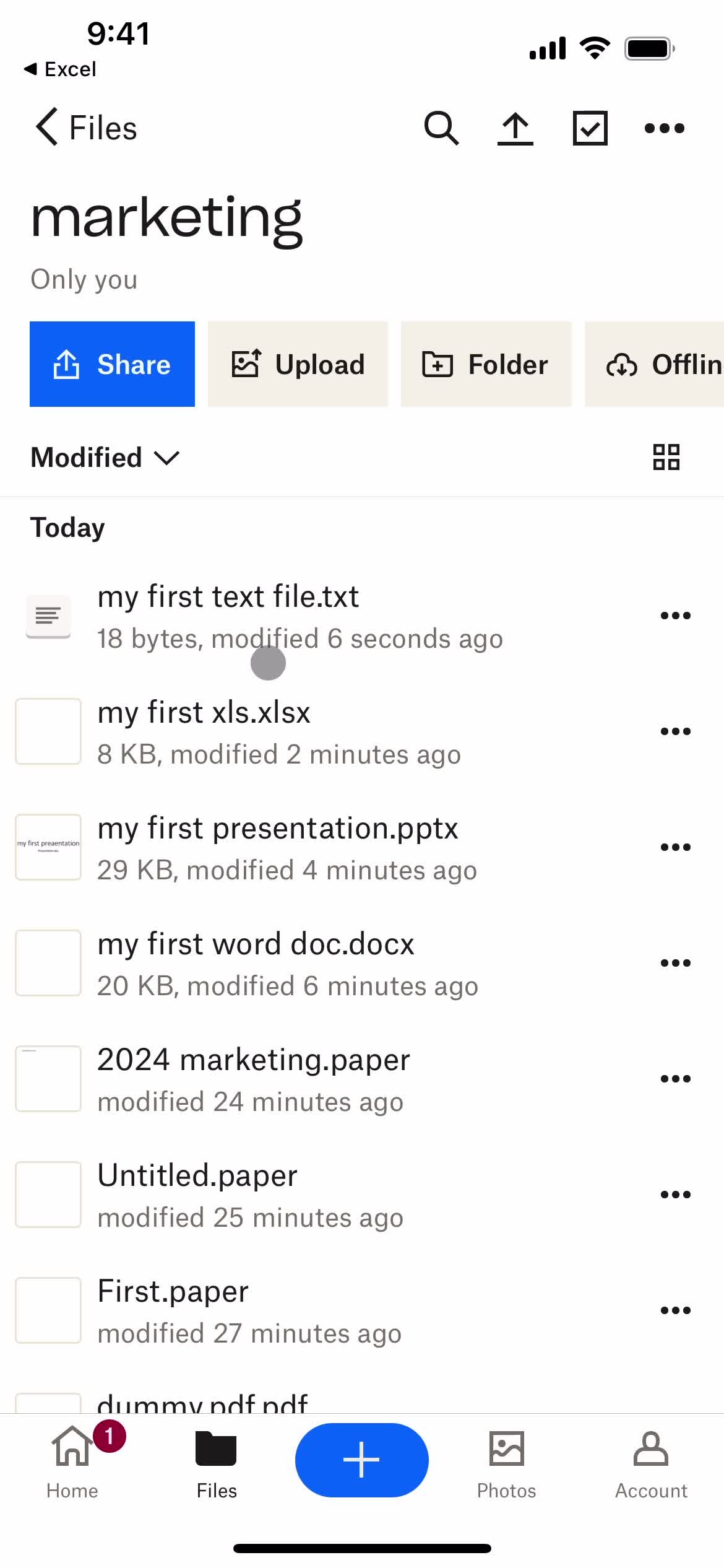 Creating a text file screenshot