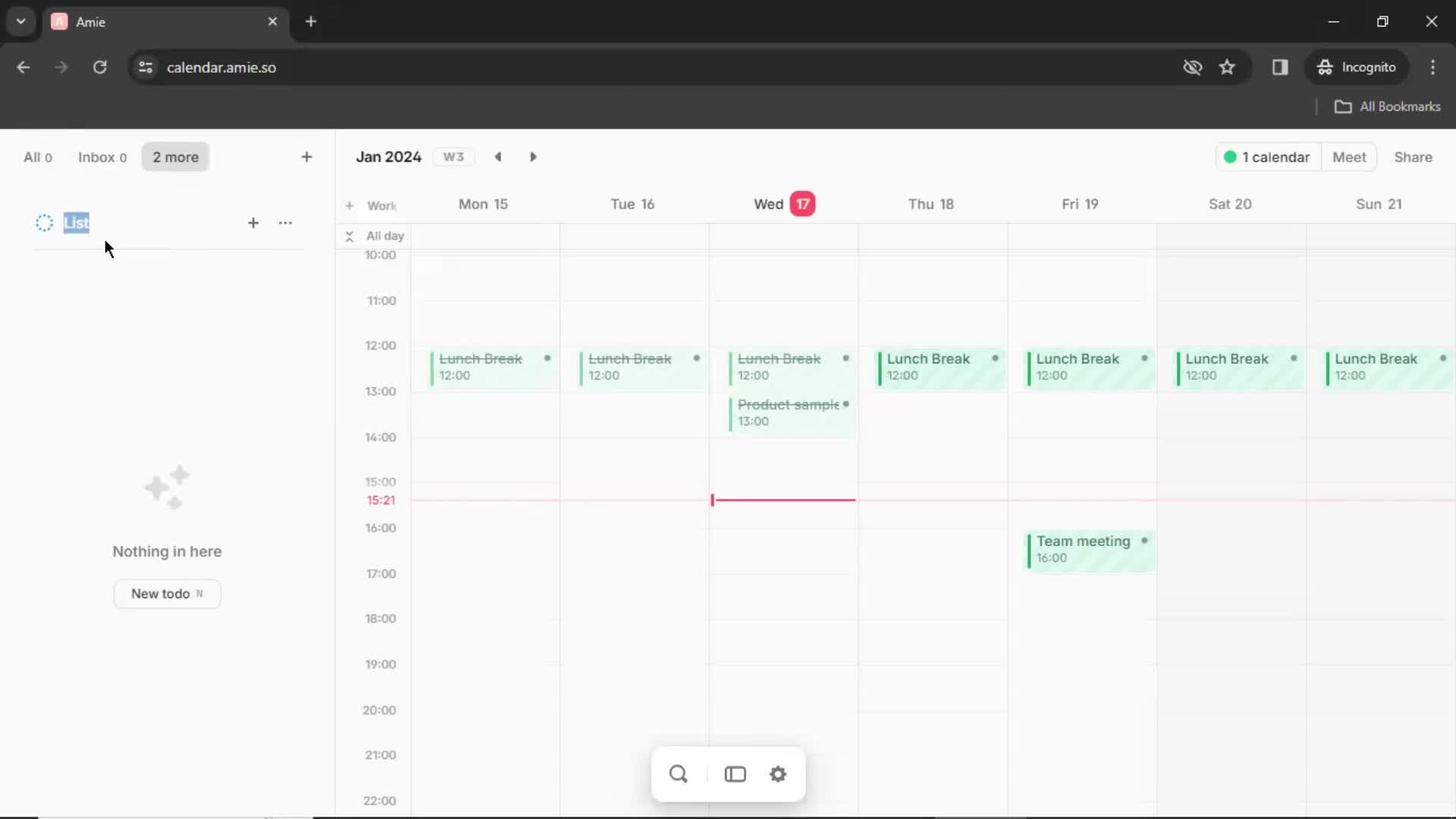 Creating a to-do list screenshot