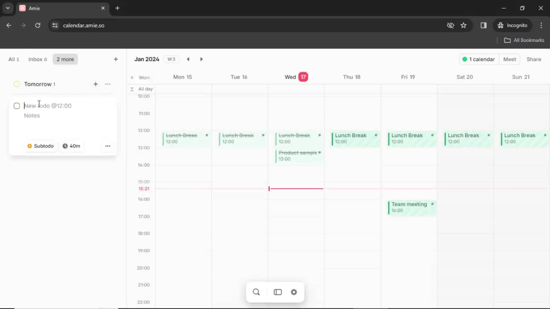 Creating a to-do list screenshot