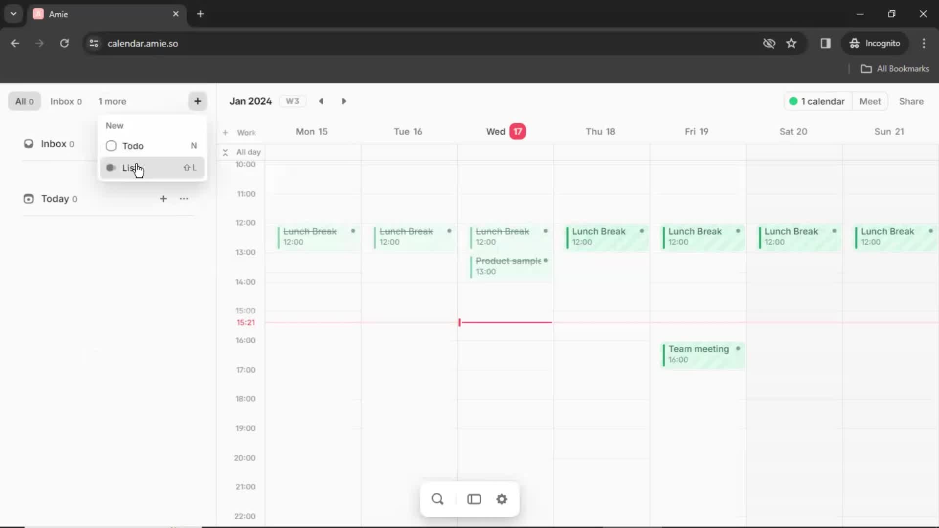 Creating a to-do list screenshot