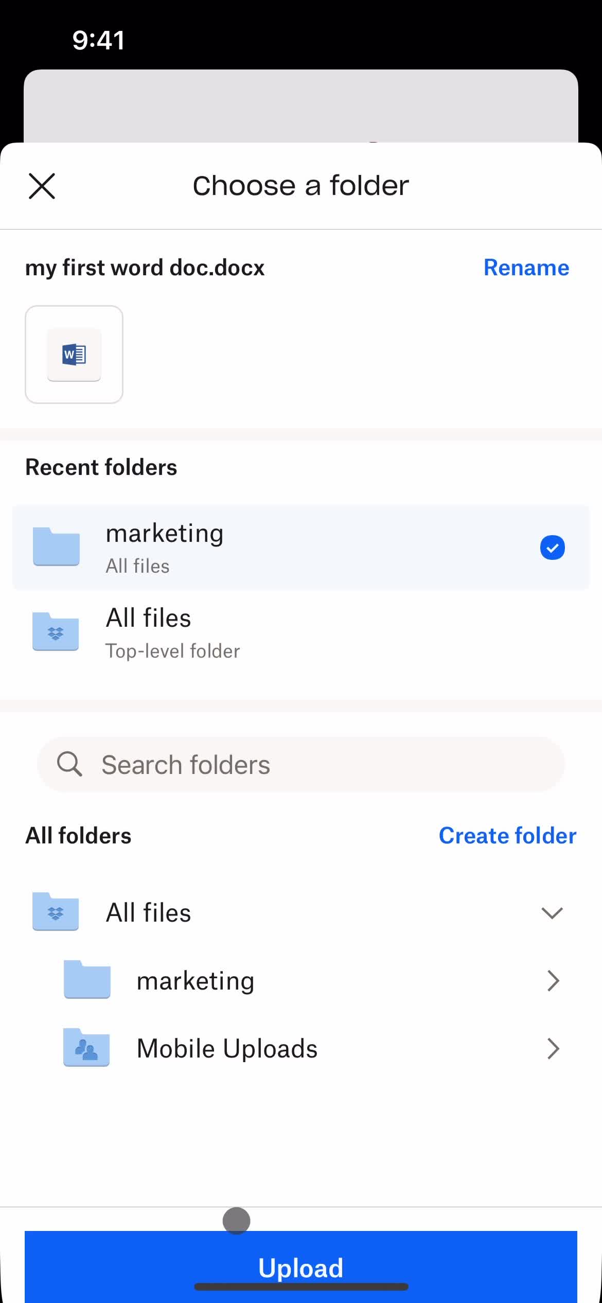 Creating a document screenshot