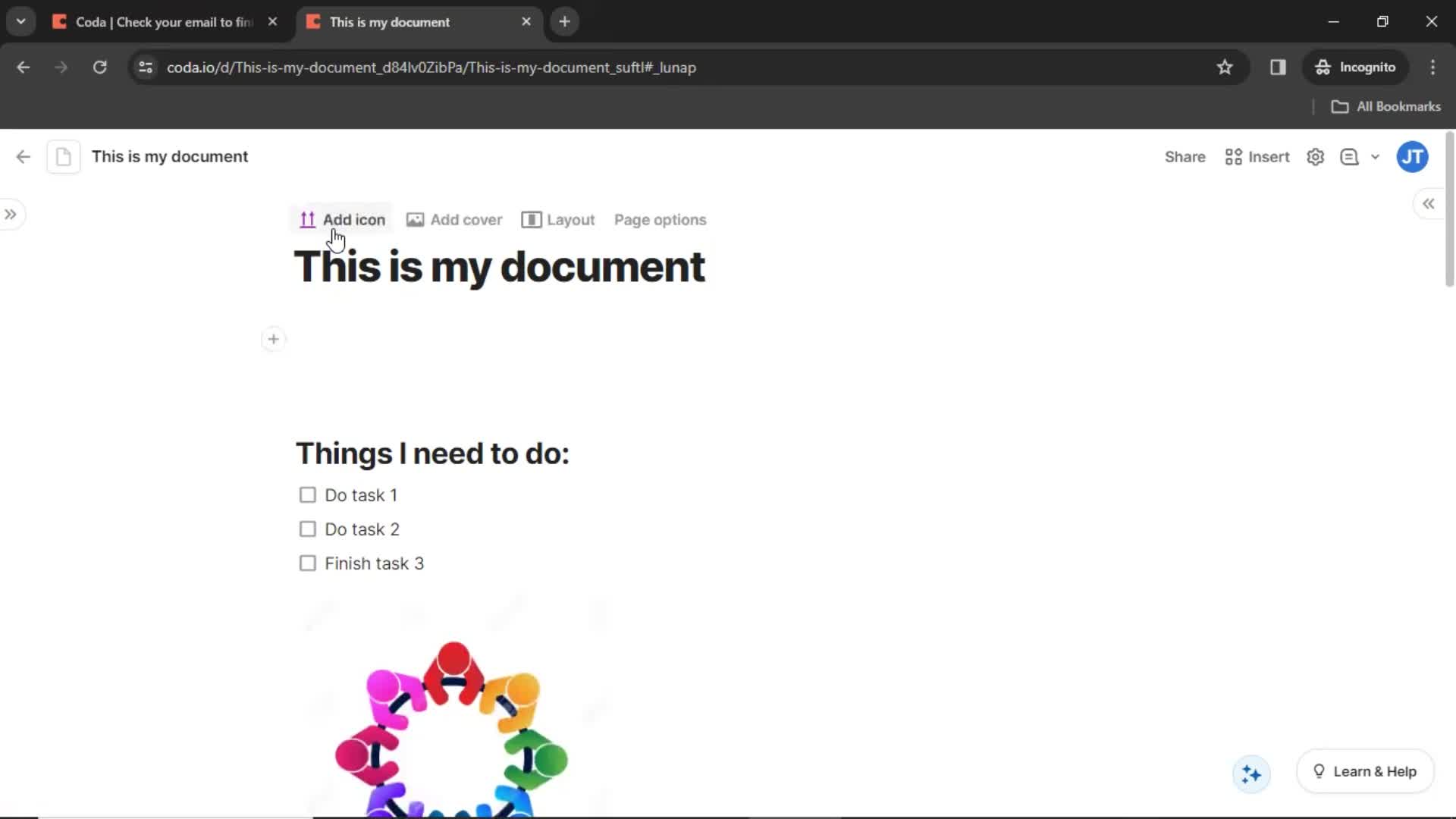 Creating a document screenshot