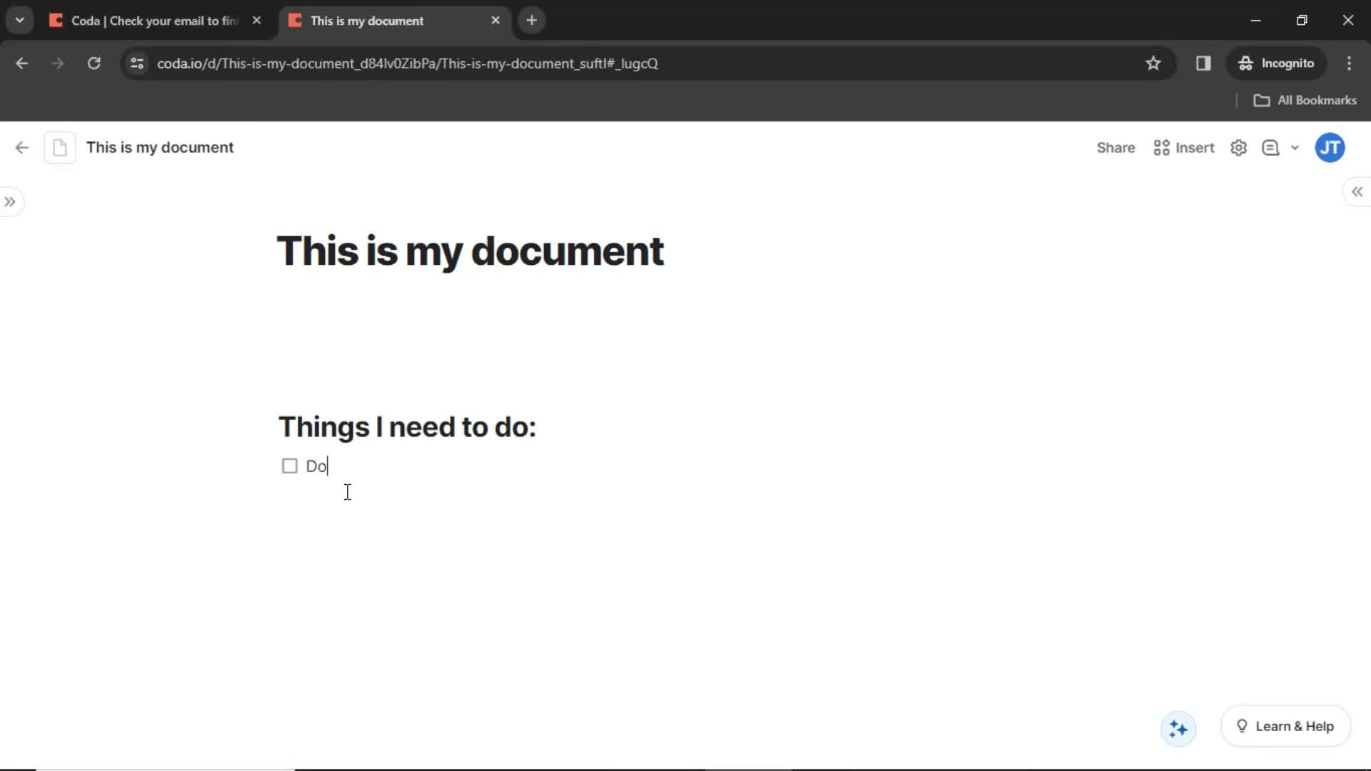 Creating a document screenshot