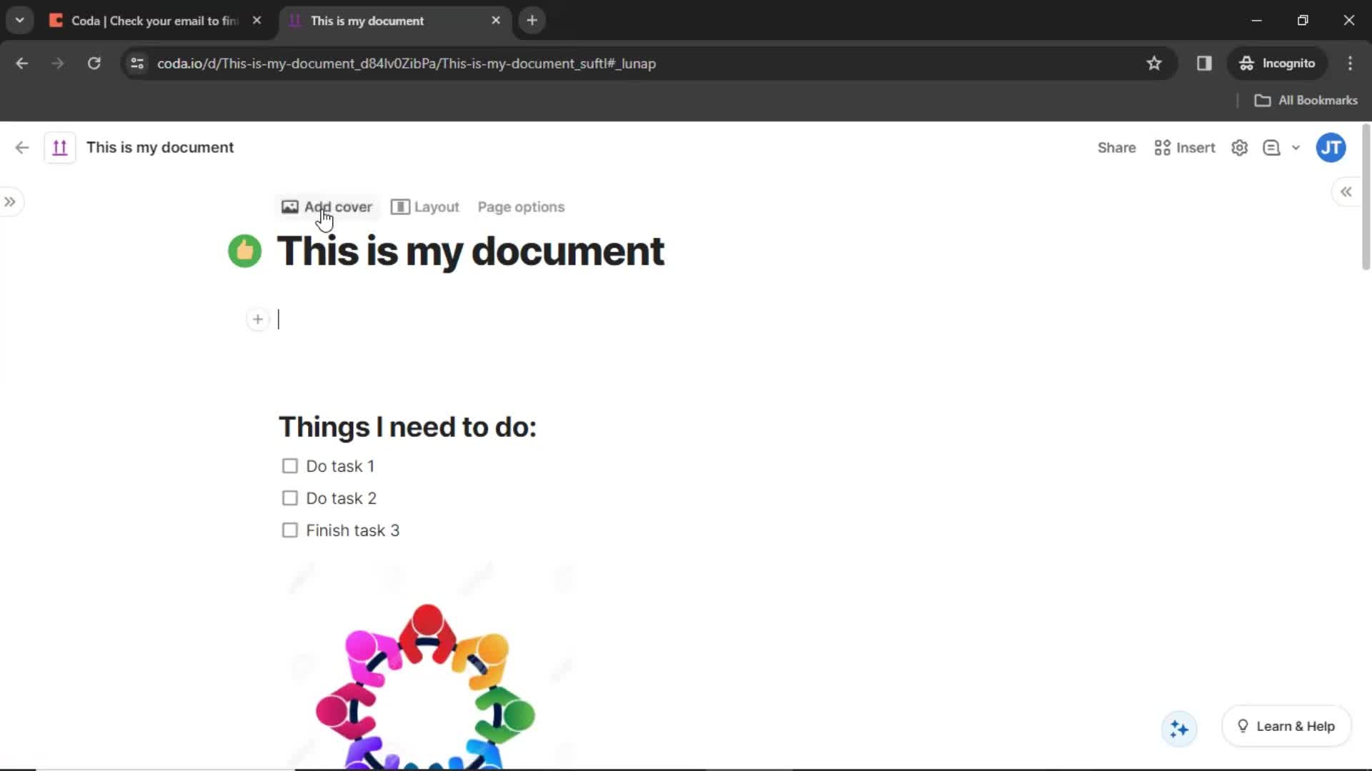 Creating a document screenshot