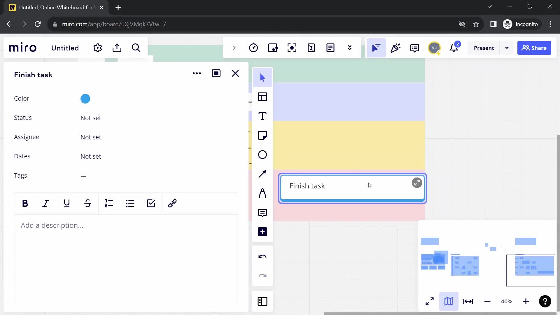 Creating a flowchart screenshot