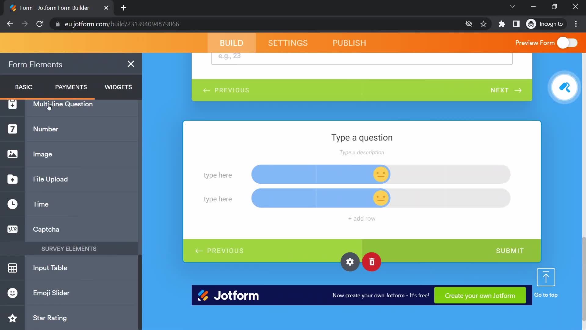 Creating a form on Jotform video thumbnail