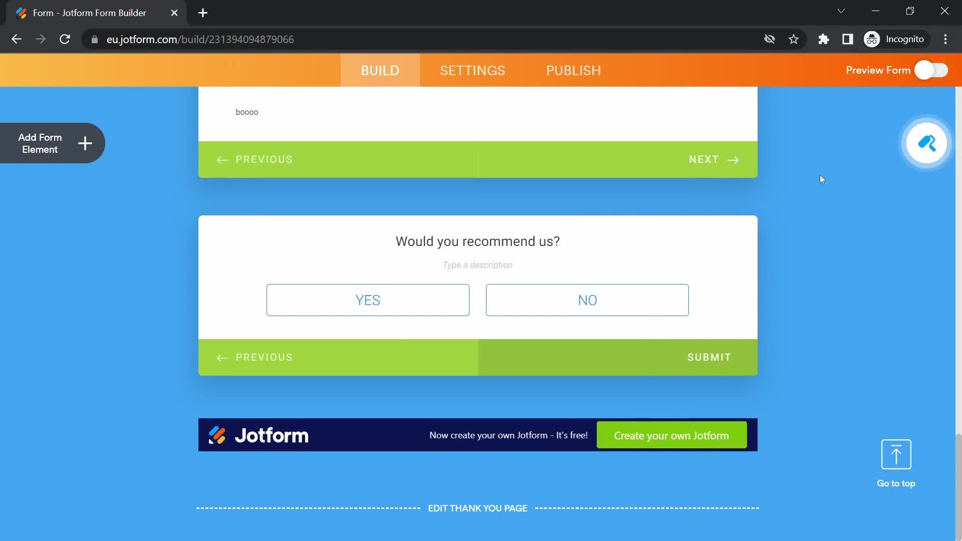 Creating a form on Jotform video thumbnail