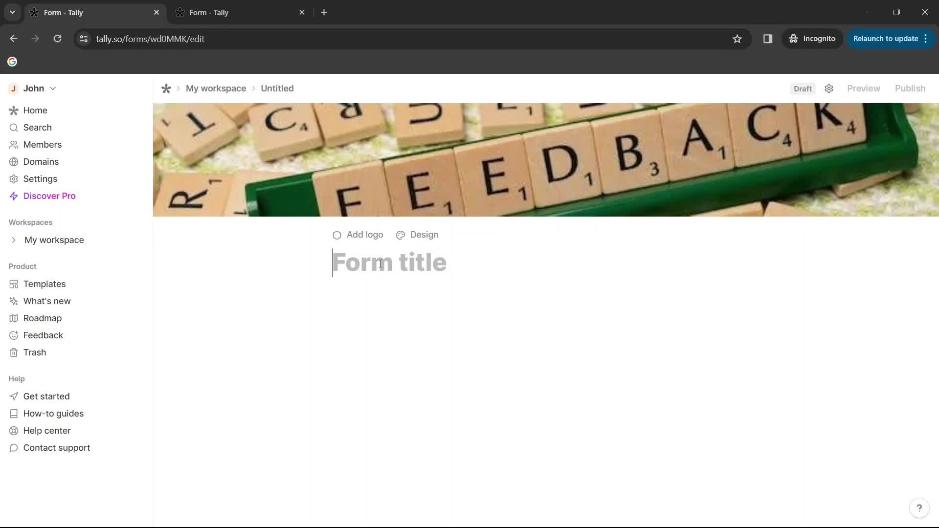 Creating a form on Tally video thumbnail