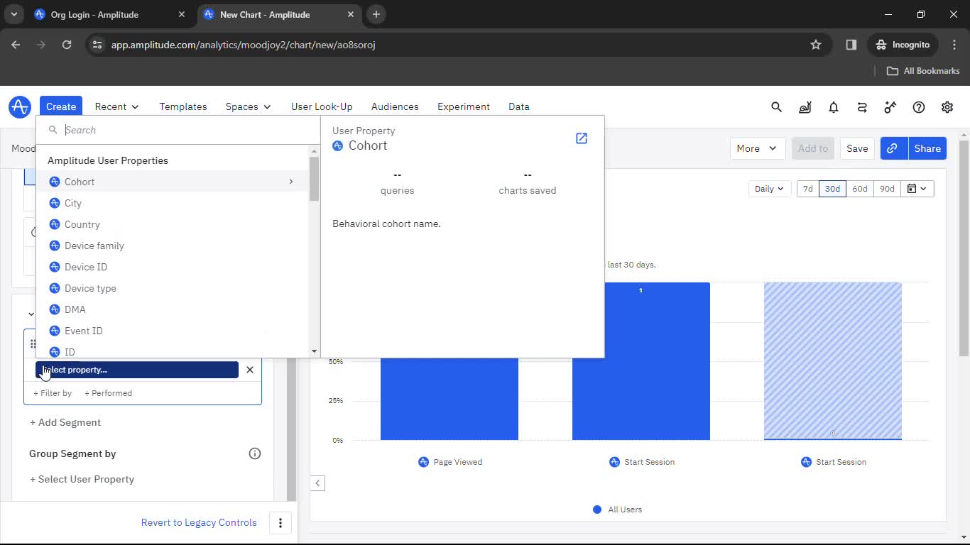 Creating a funnel screenshot