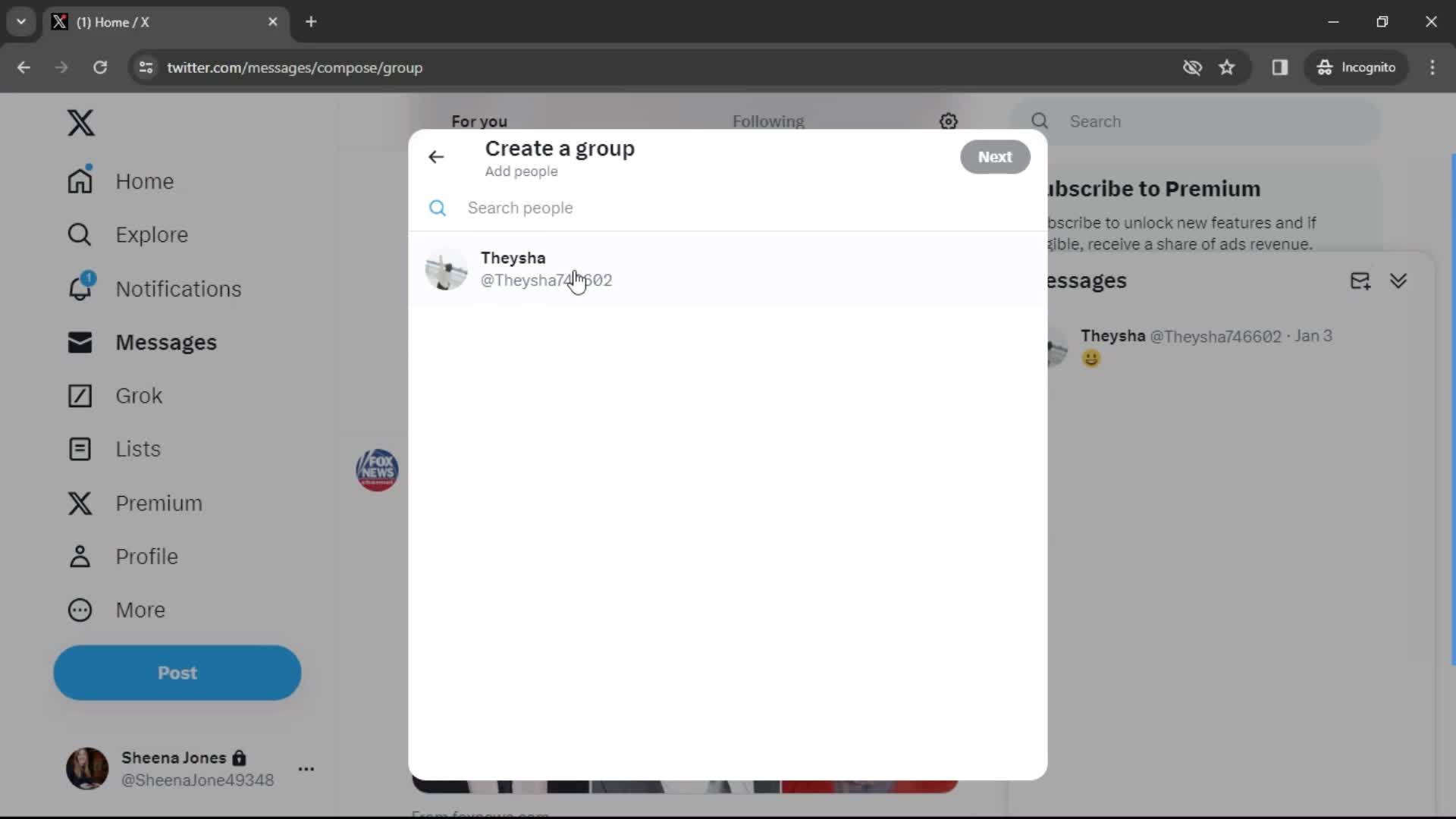 Creating a group screenshot