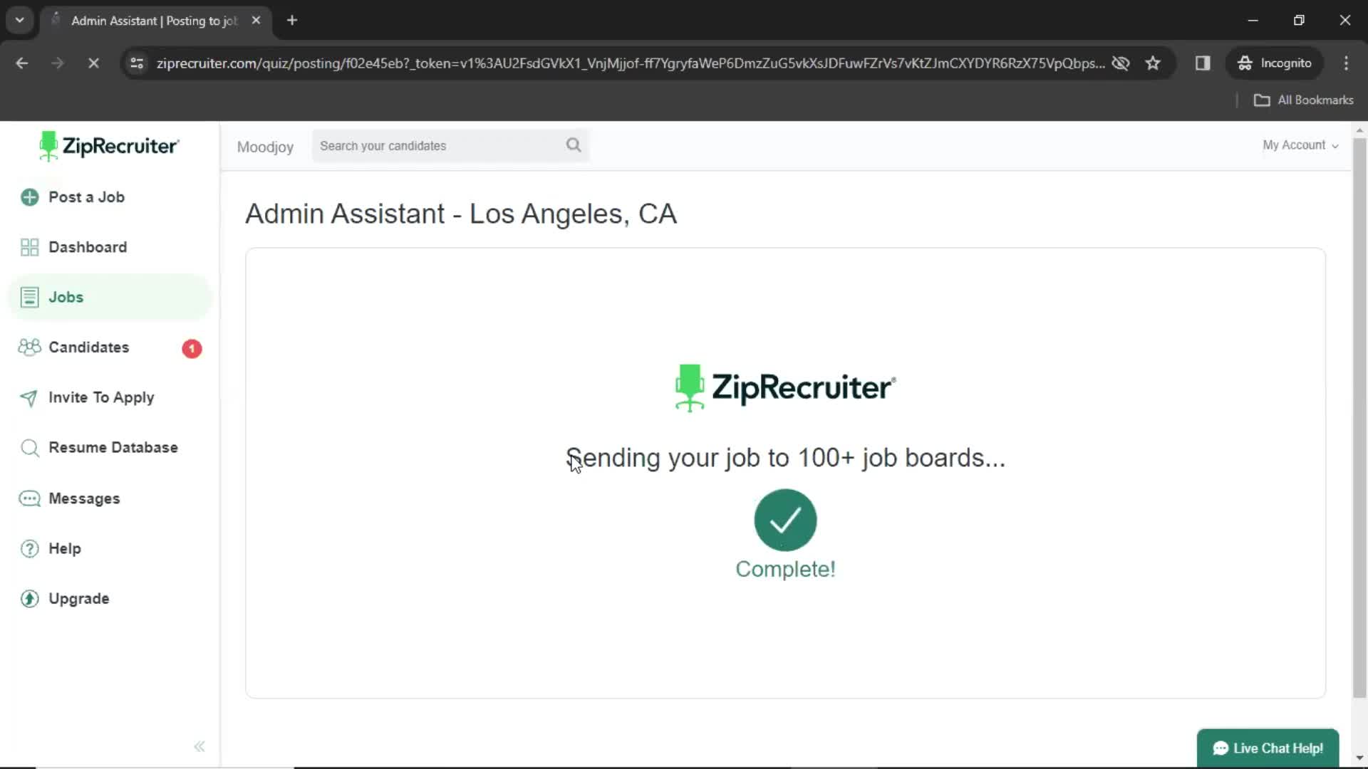 Creating a job post on ZipRecruiter video thumbnail