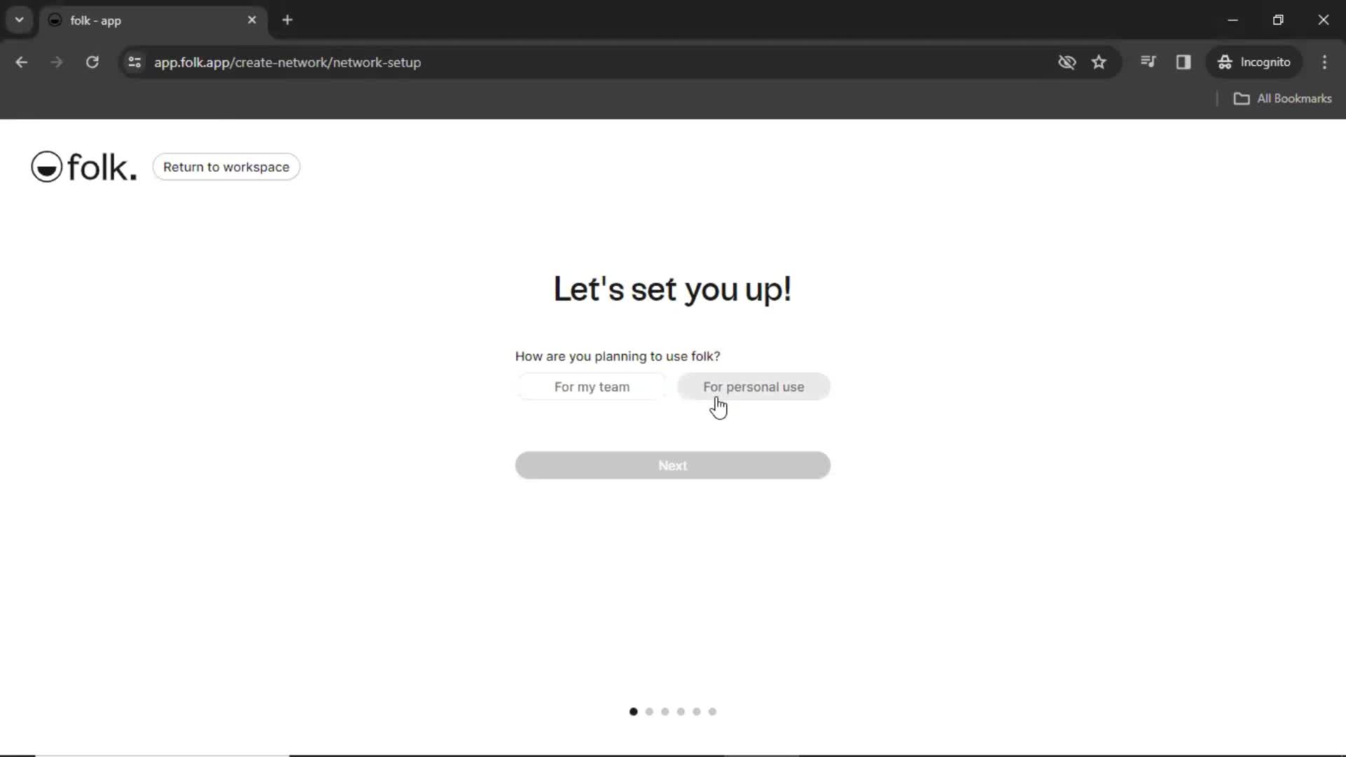 Creating a workspace screenshot